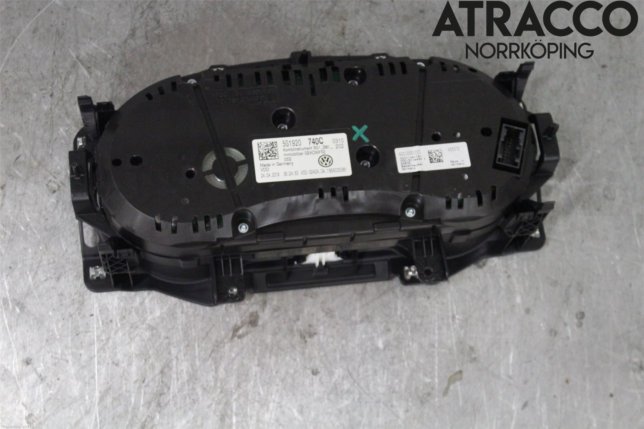 Volkswagen VW GOLF / E-GOLF VII 13-20 Instrument Komb