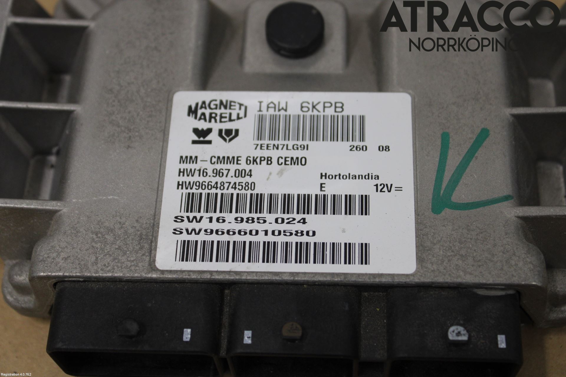 Peugeot 407 Styrenhet Insprut Bensin