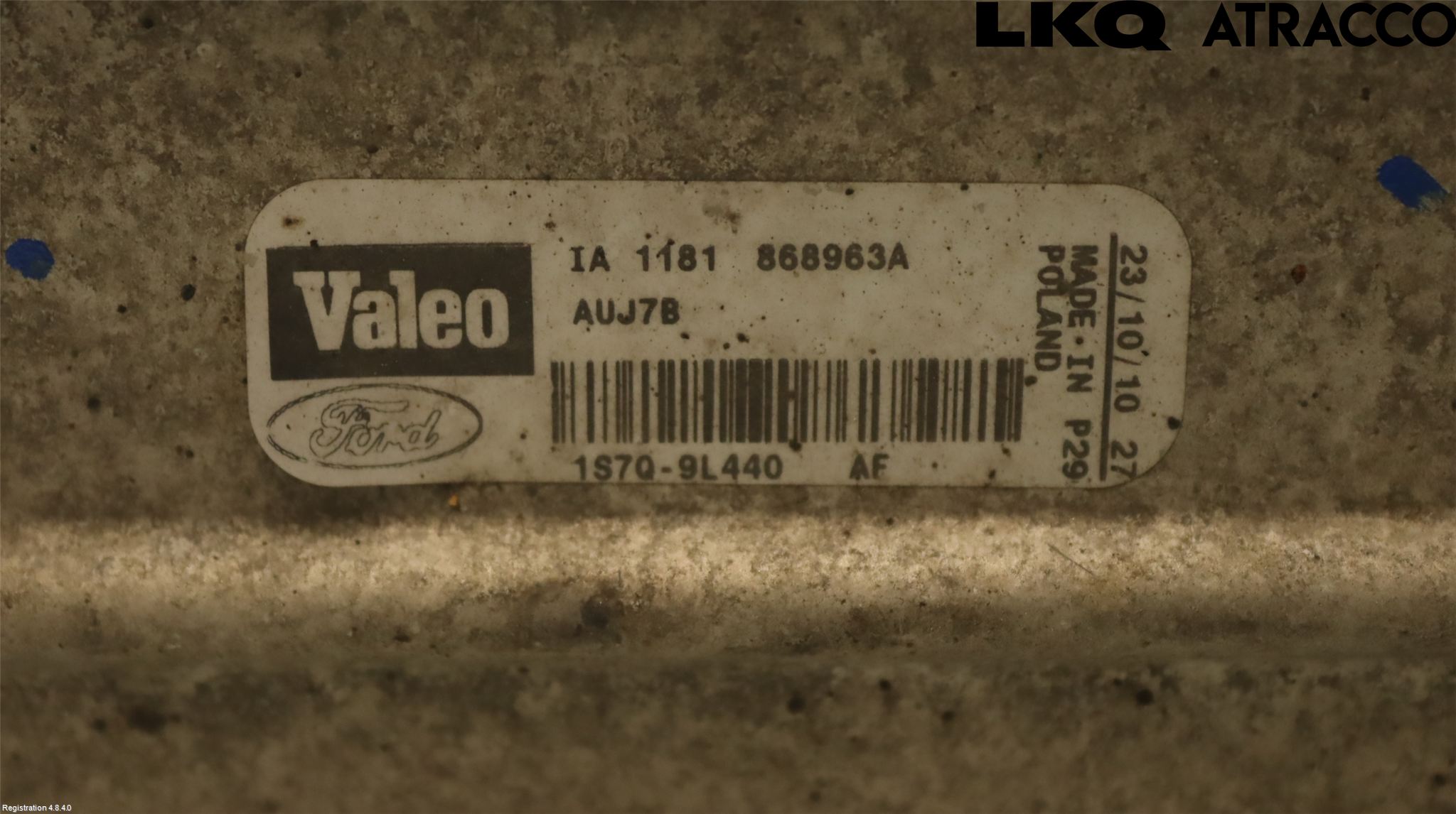 Ford MONDEO     01-06 Laddluft-Intercooler Kyl