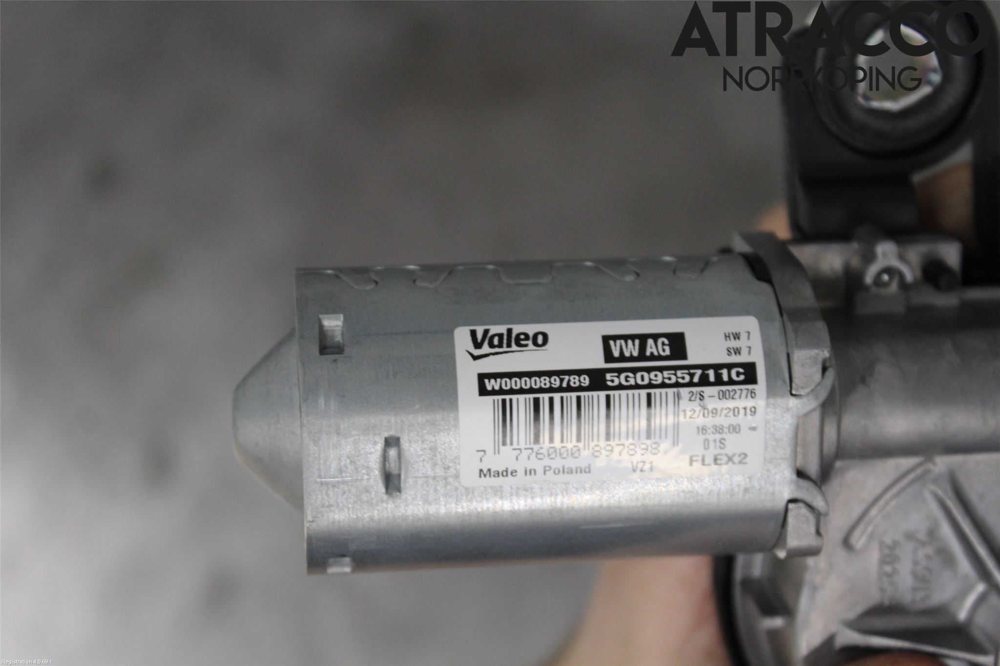 Volkswagen VW POLO VI 18->> Torkarmotor Baklucka