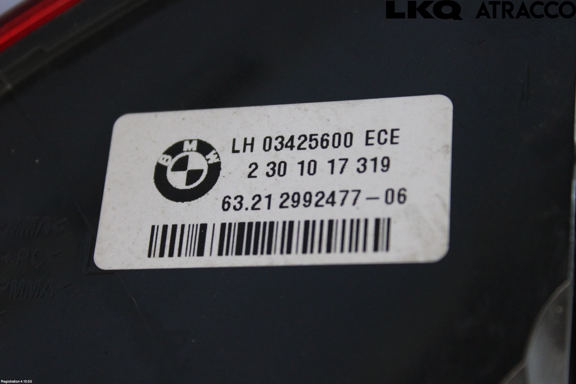 BMW X1 E84 10-15 Bakljus Vänster