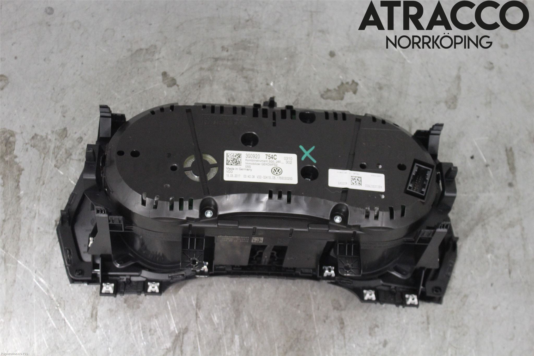 Volkswagen VW PASSAT 15-19 Instrument Komb