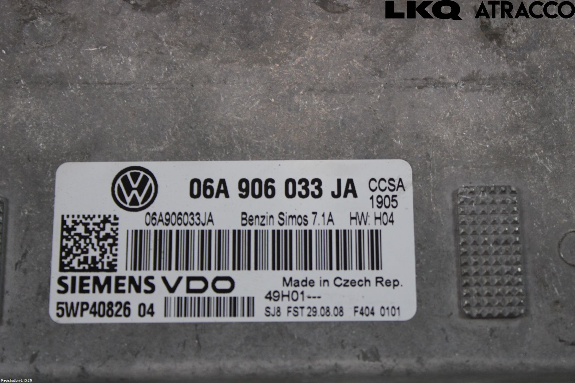 Volkswagen VW GOLF V 04-09 Styrenhet Inspump Diesel