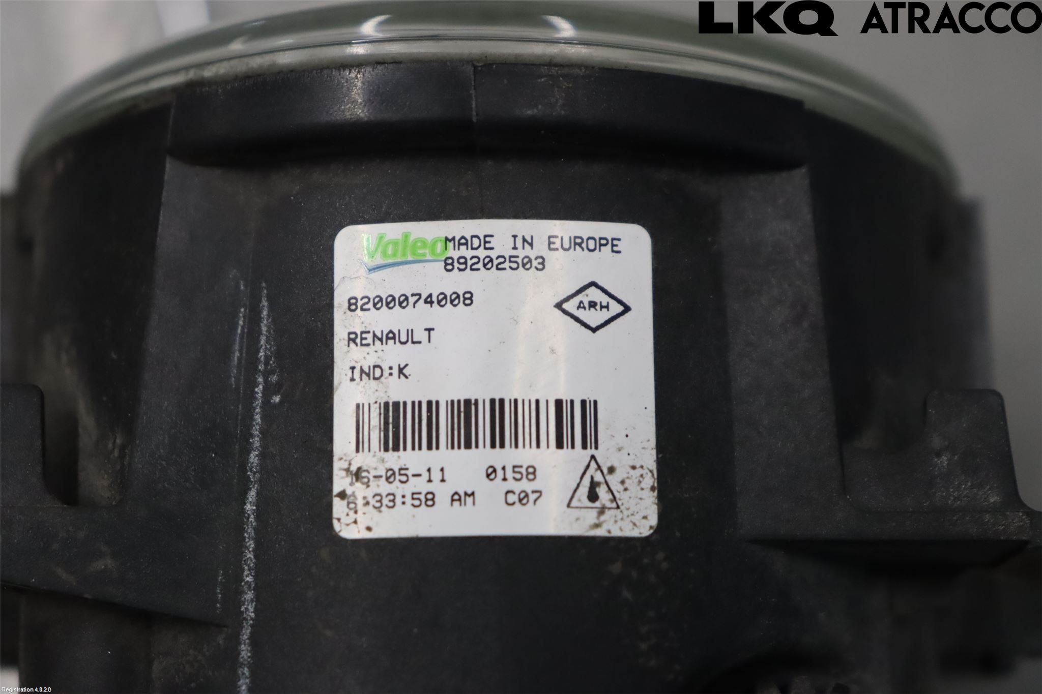 Renault MEGANE III 09-15 Dimljus-Varselljus Fram