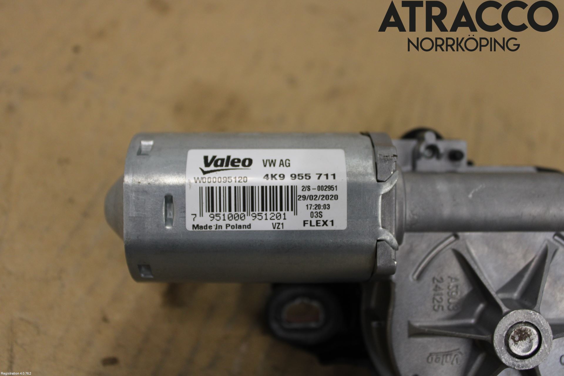 Audi A6 F2/C8 19- Torkarmotor Baklucka