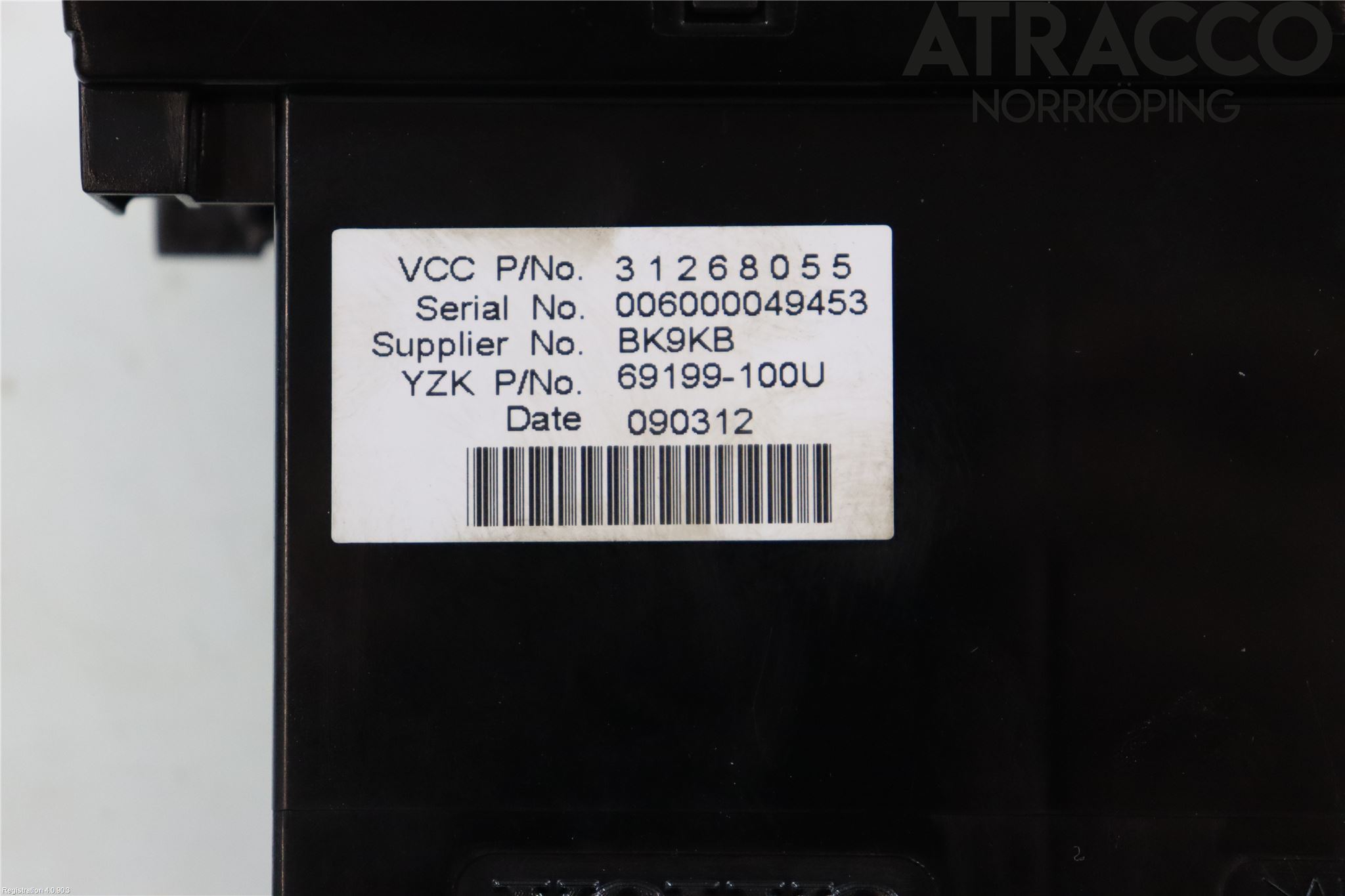 Volvo V50 08-12 Kontrolldisplay