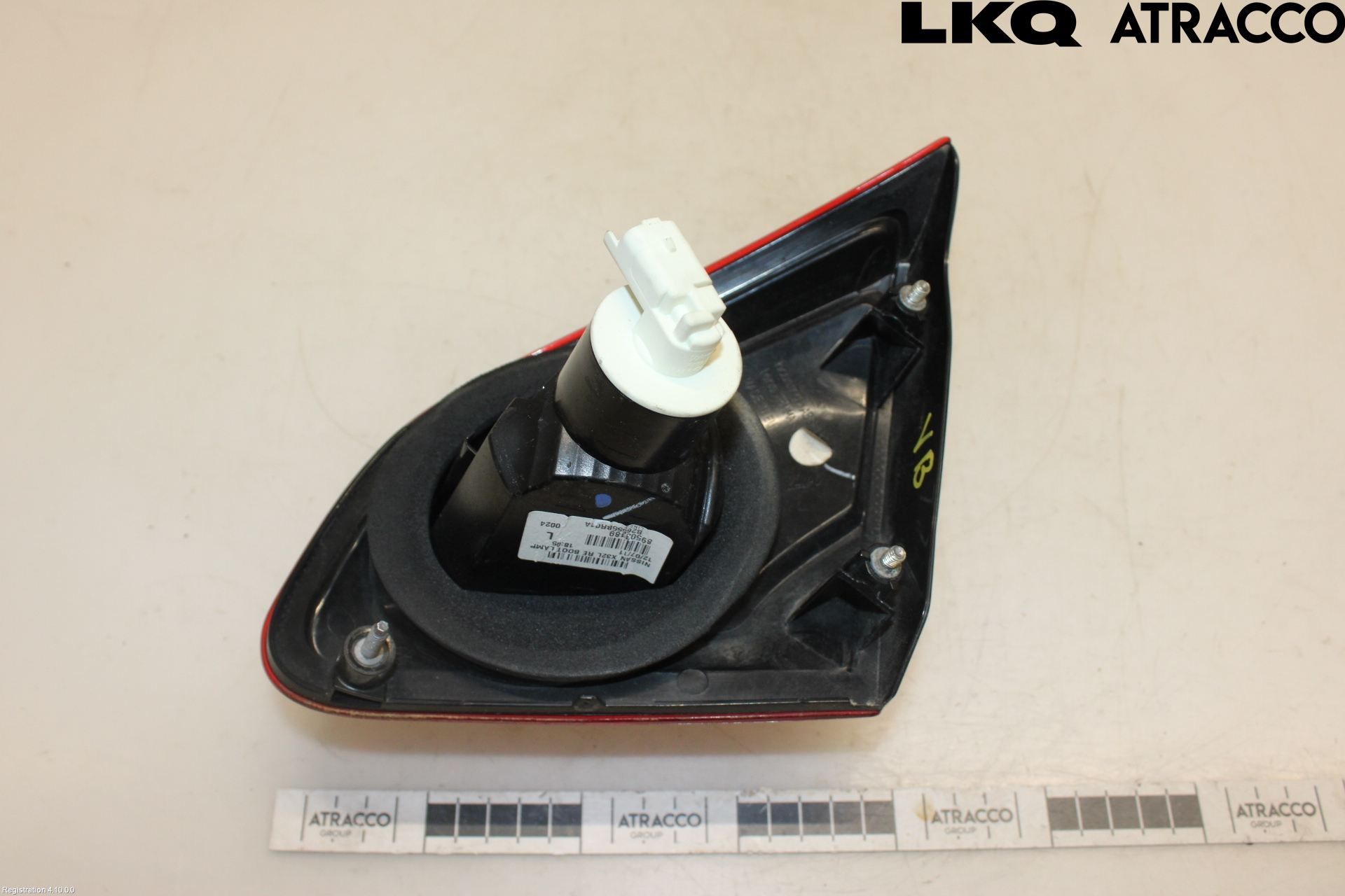 Nissan QASHQAI 10-14 Bakljus Lucka Vä