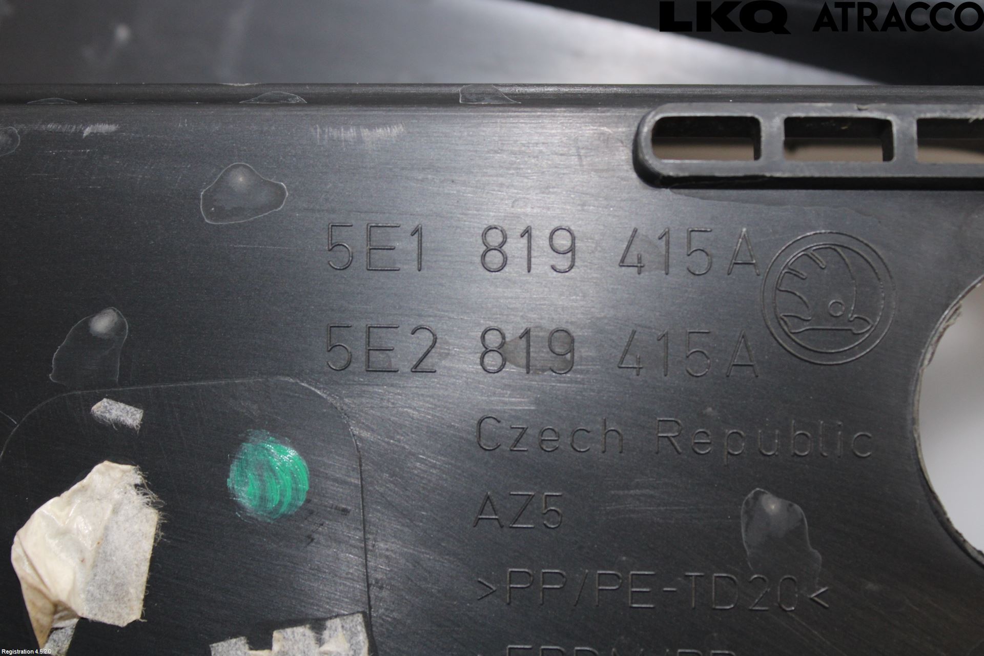 Skoda OCTAVIA (5E) 13-20 Torpedplåt-Torpedplast