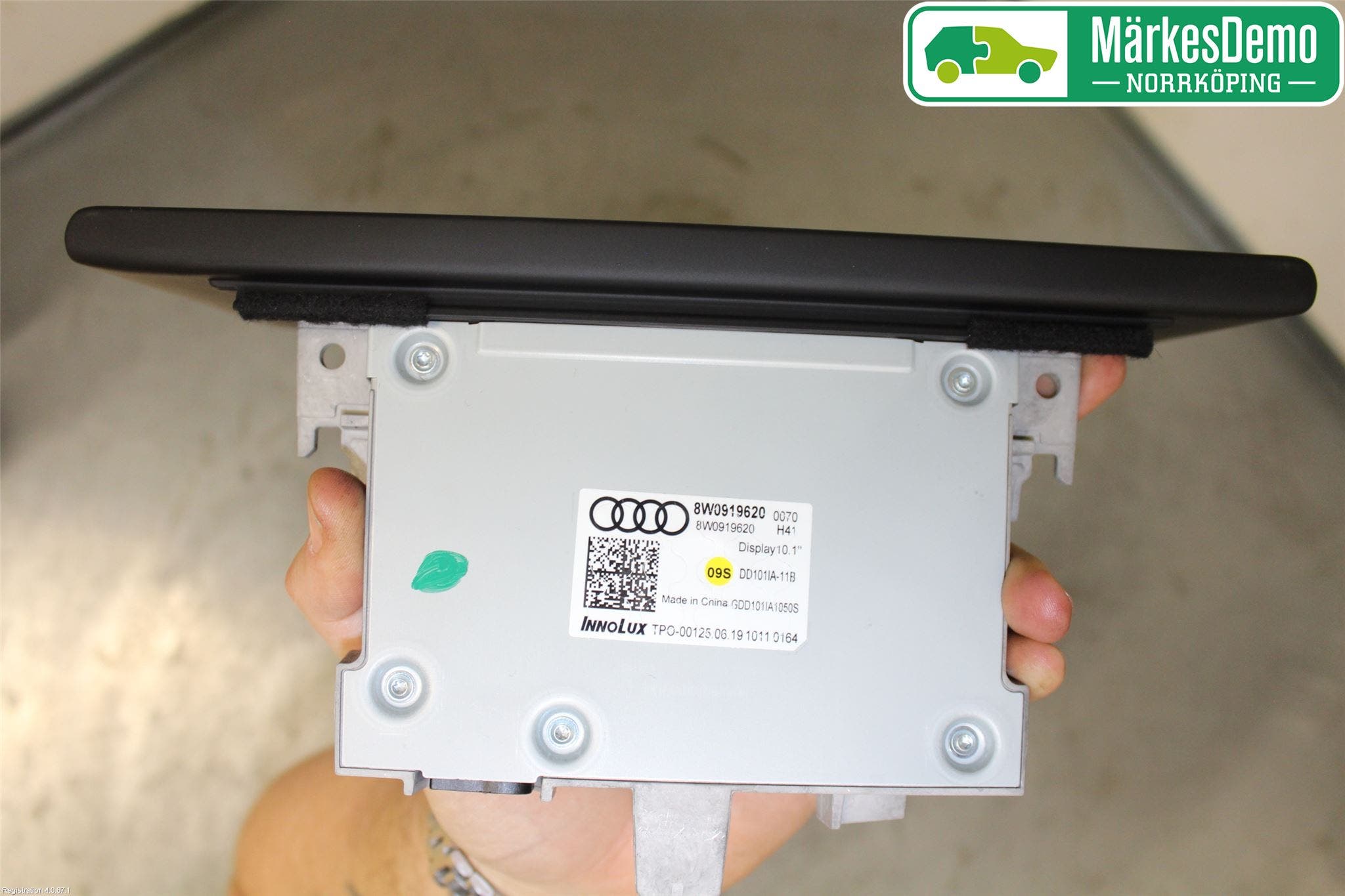 Audi A4/S4 B9 20- Bildskärm