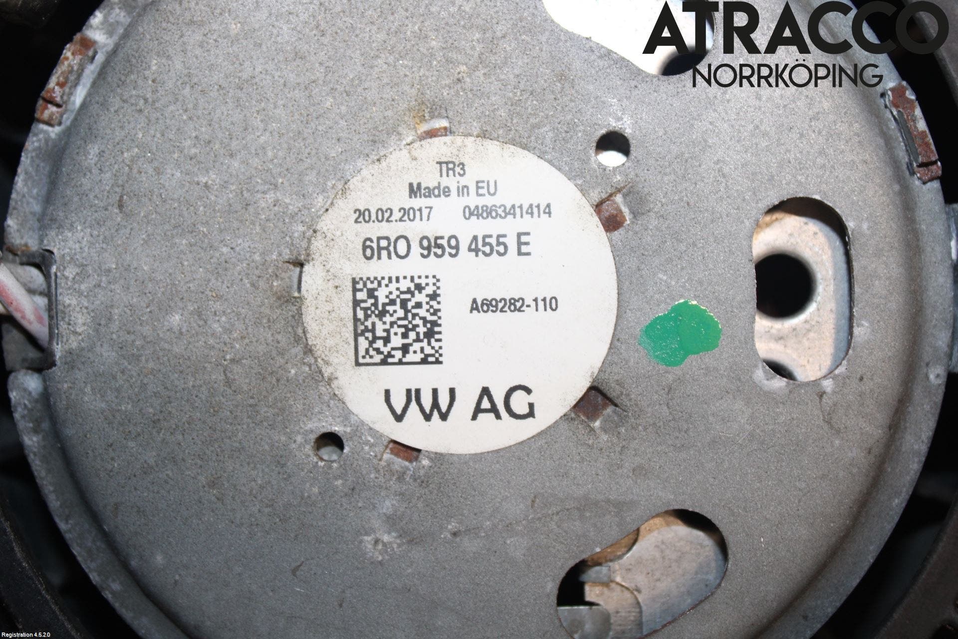 Volkswagen VW POLO 10-17 Kylfläkt El