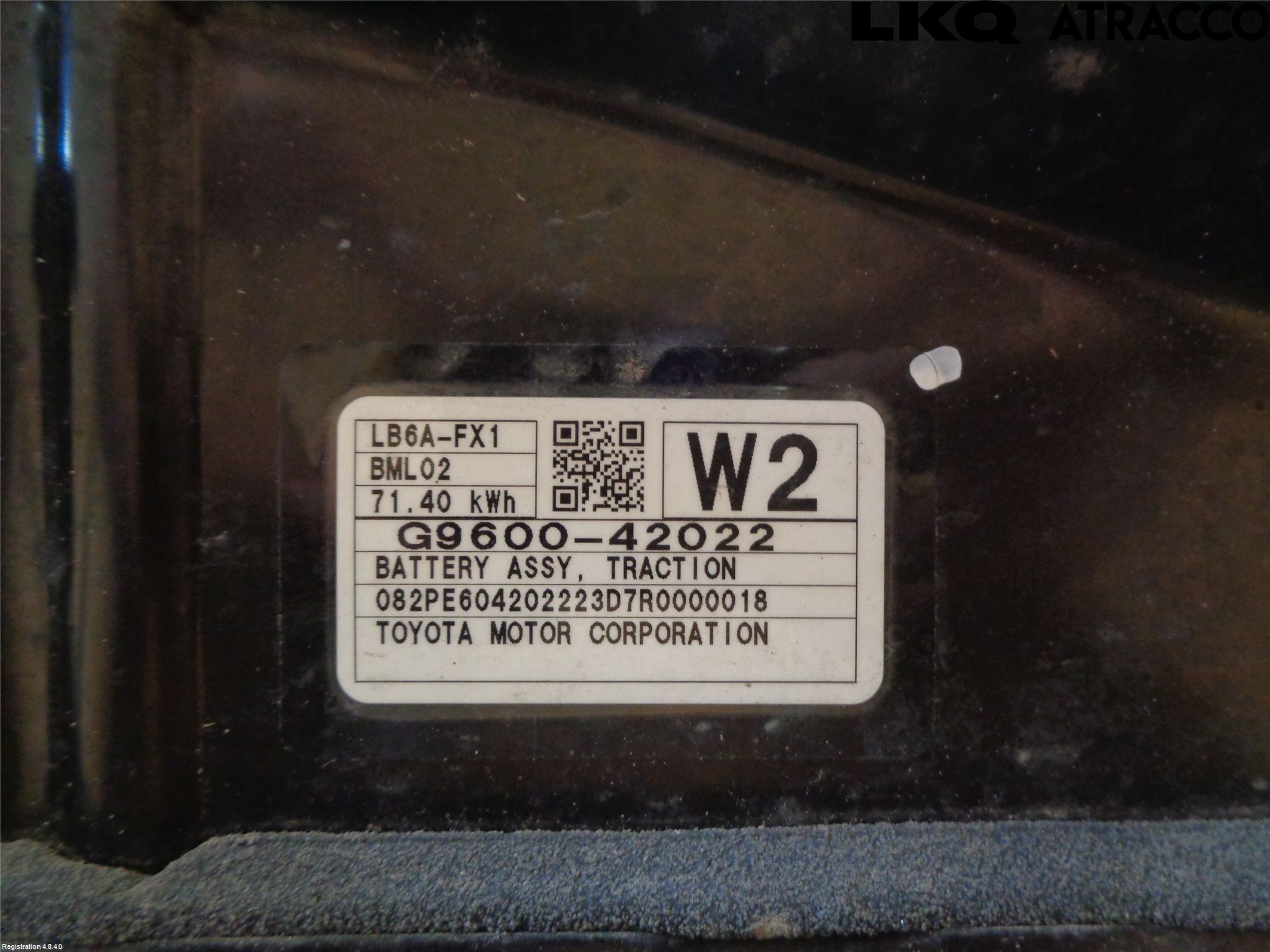 Toyota bZ4X EA10 22- Batteri Högspänning
