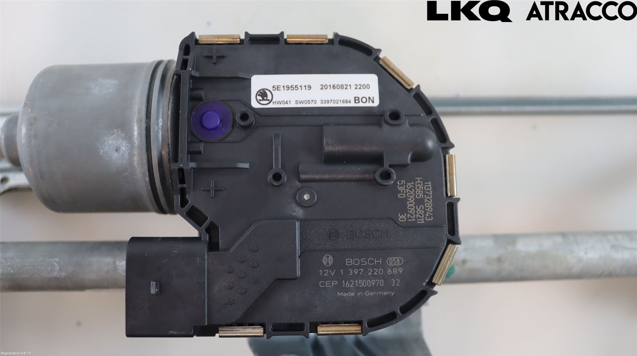 Skoda OCTAVIA (5E) 13-20 Torkarmekanism Vindruta