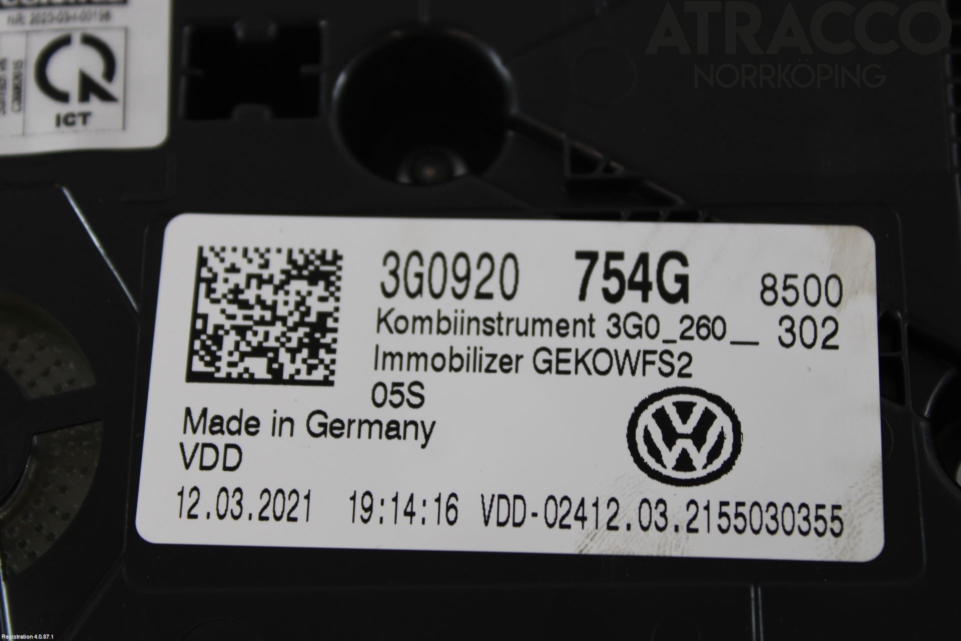 Volkswagen VW PASSAT 20-24 Instrument Komb