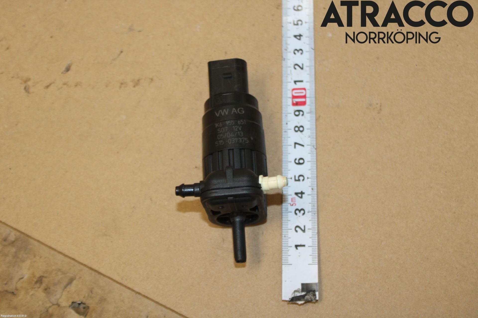 Volkswagen VW GOLF / E-GOLF VII 13-20 Spolarpump Vindruta