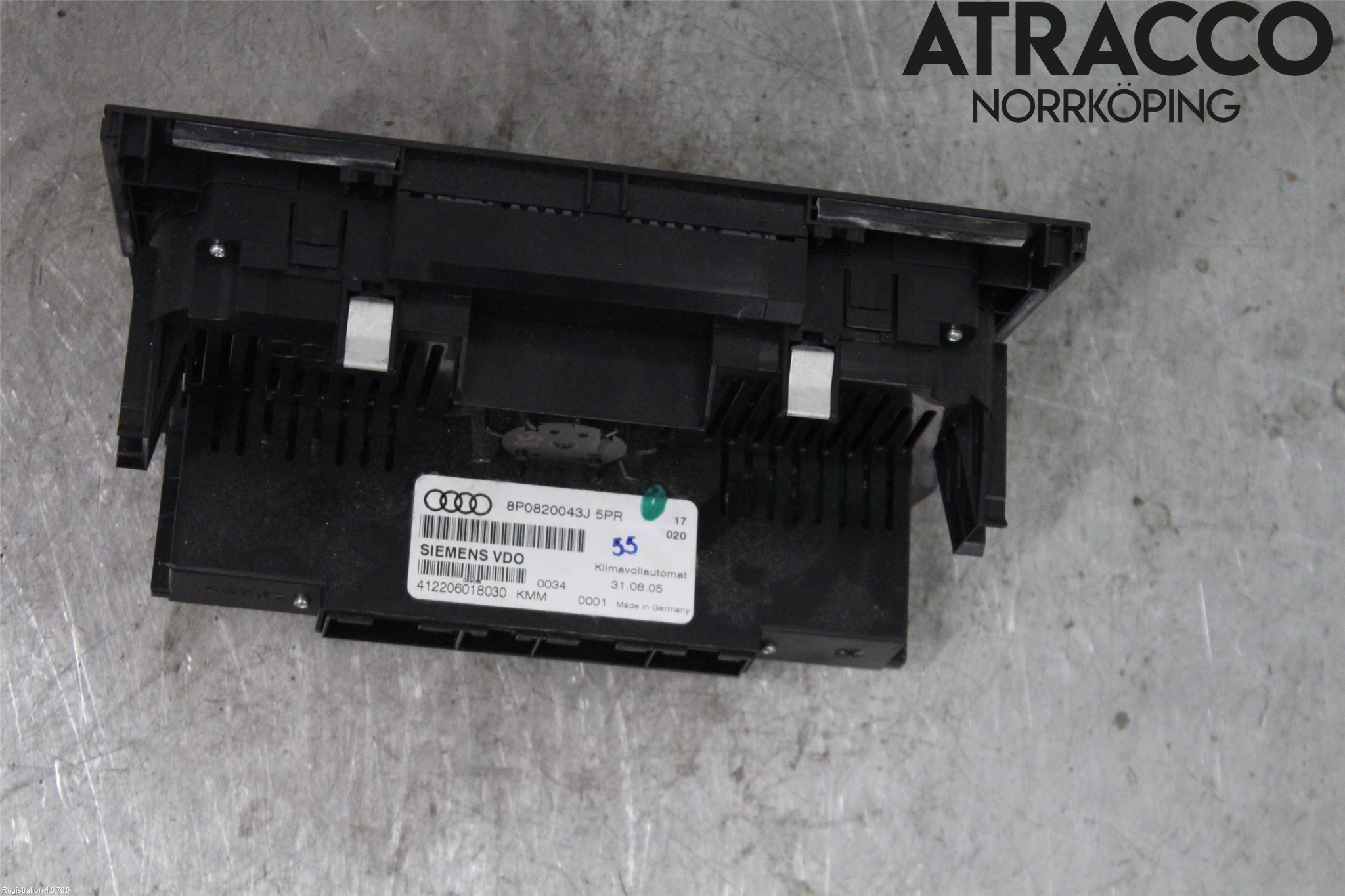 Audi A3/S3 05-13 Värmereglage