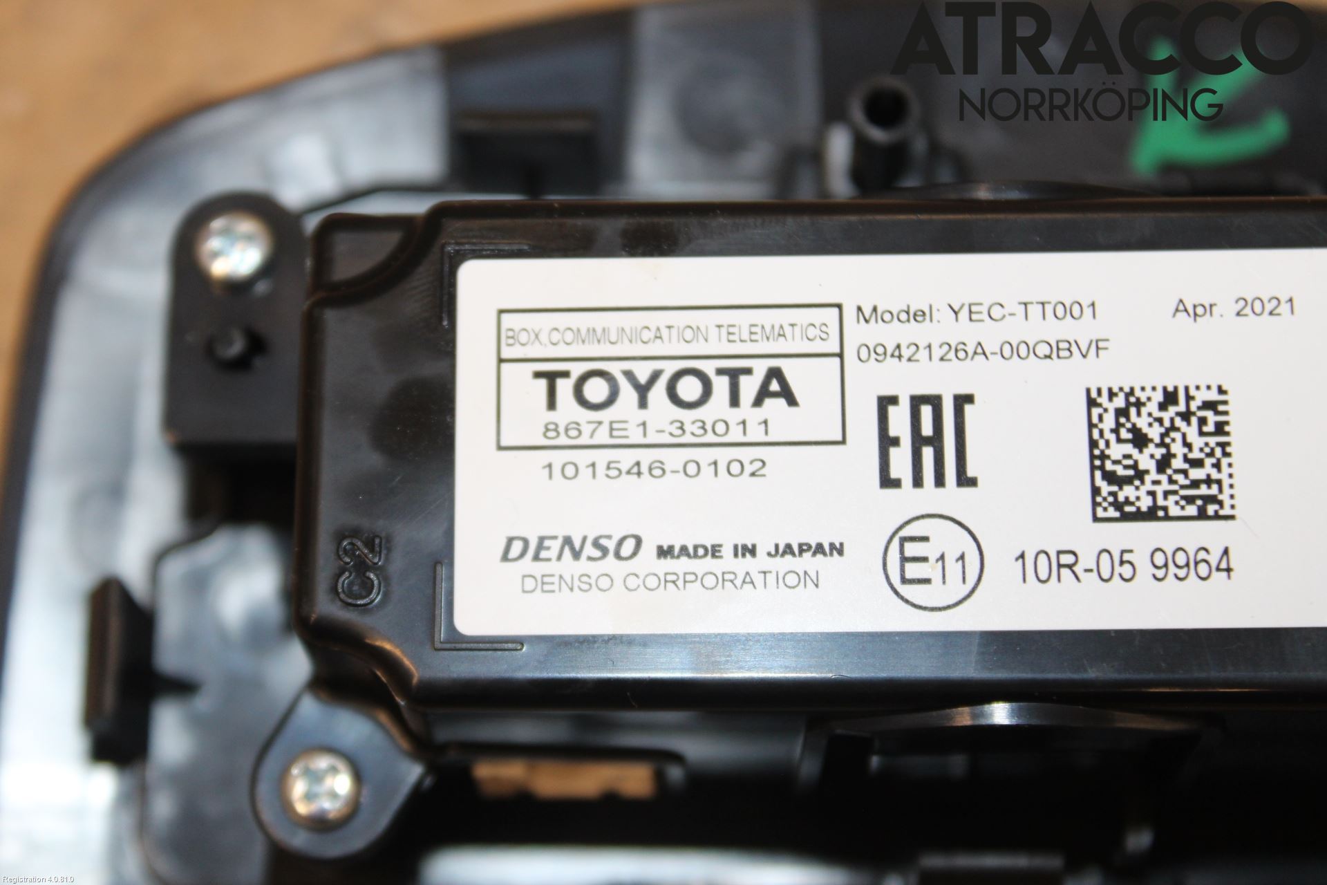 Toyota C-HR 16-23 Styrenhet Övrigt