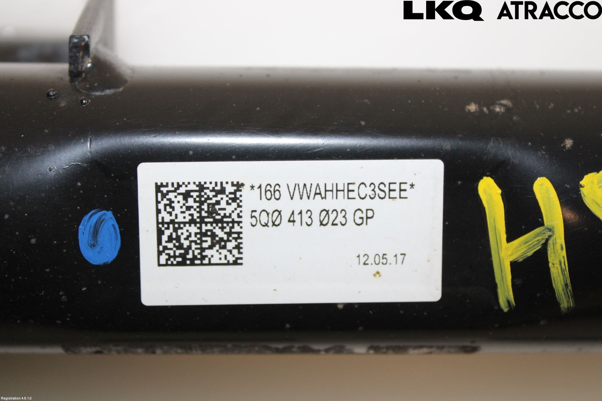 Volkswagen VW GOLF / E-GOLF VII 13-20 Fjäderben Fram Höger