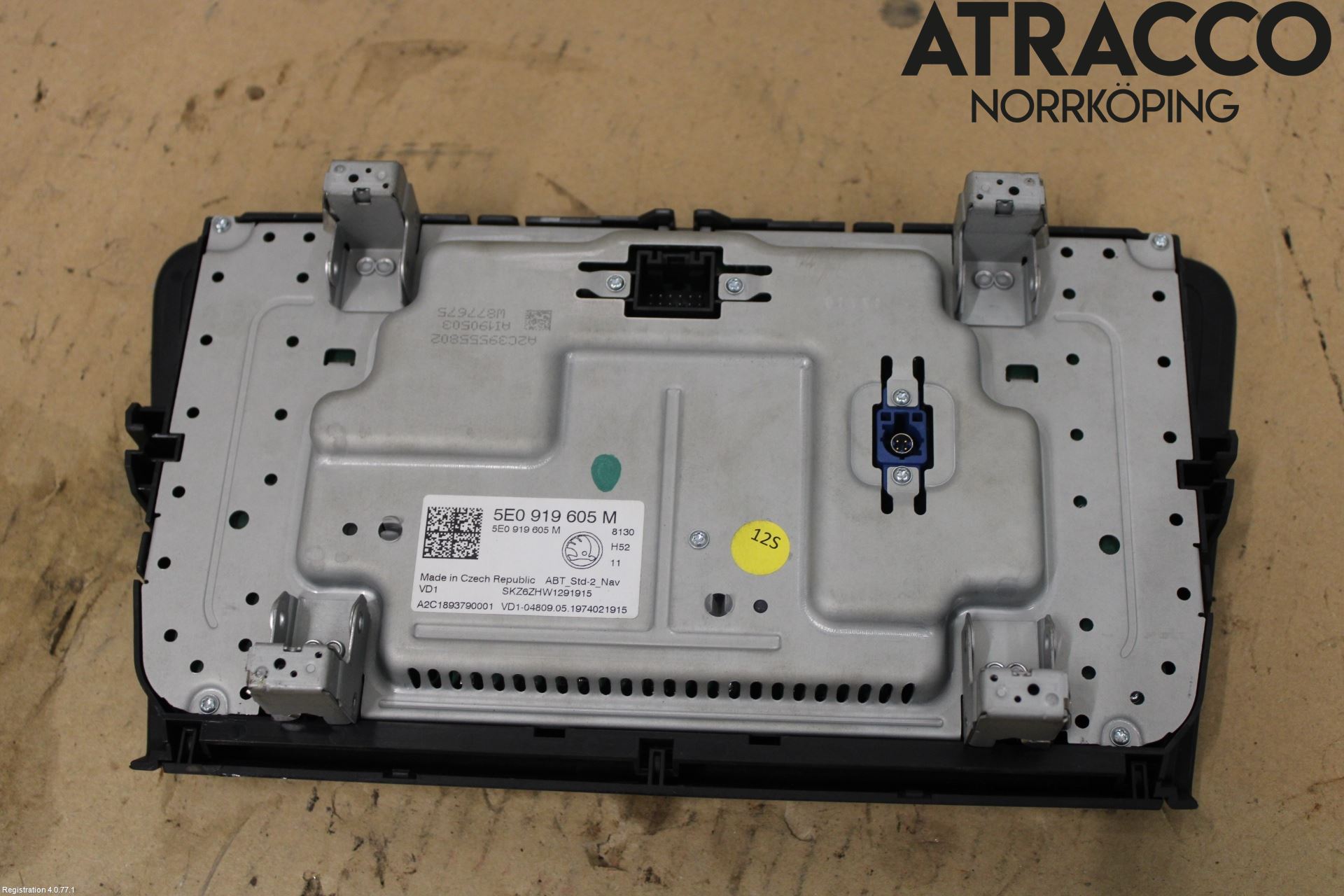 Skoda OCTAVIA (NX) 20- Multifunktionsdisplay