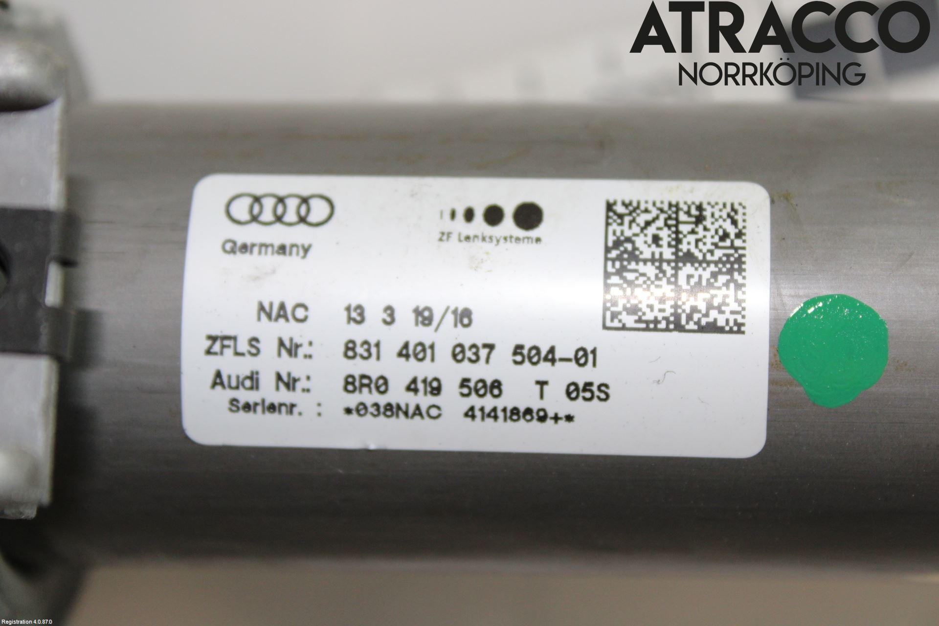 Audi Q5 09-16 Rattaxelagg Justerbart