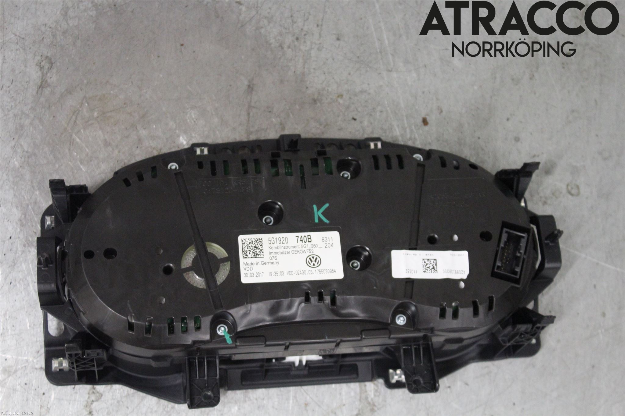 Volkswagen VW GOLF / E-GOLF VII 13-20 Instrument Komb