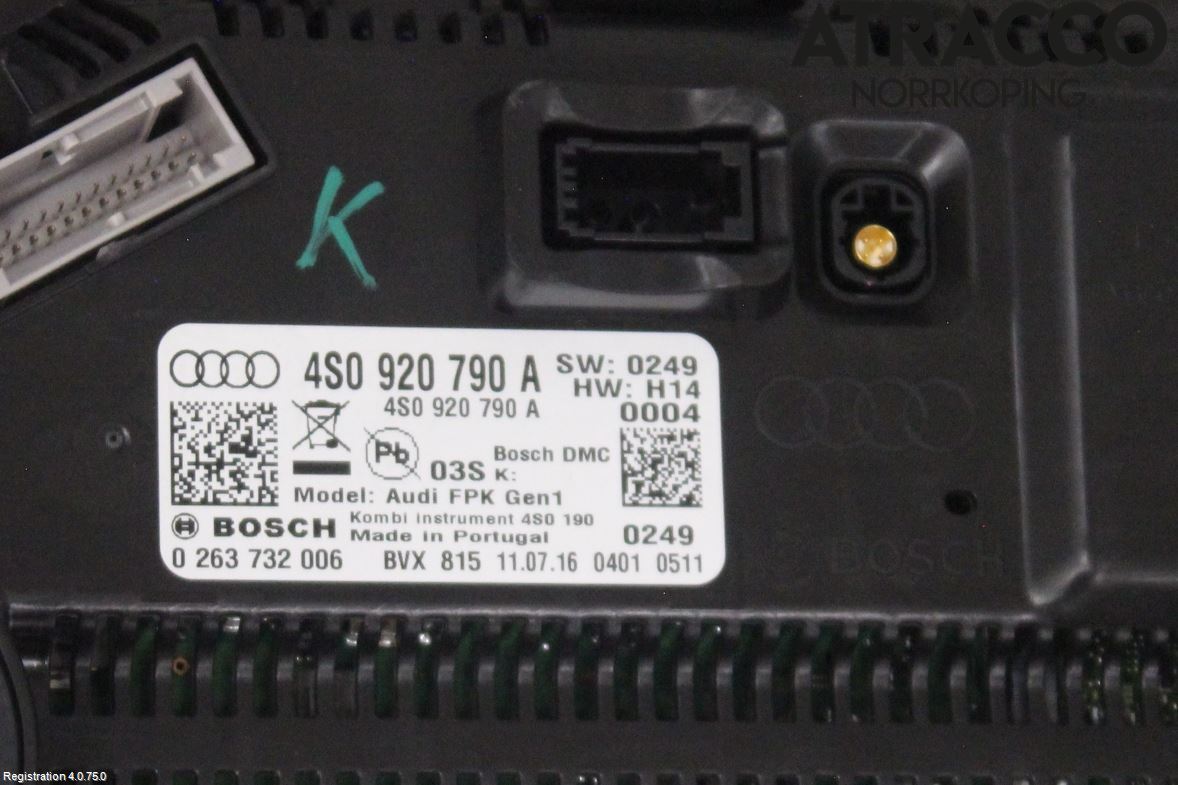 Audi R8 Instrument Komb