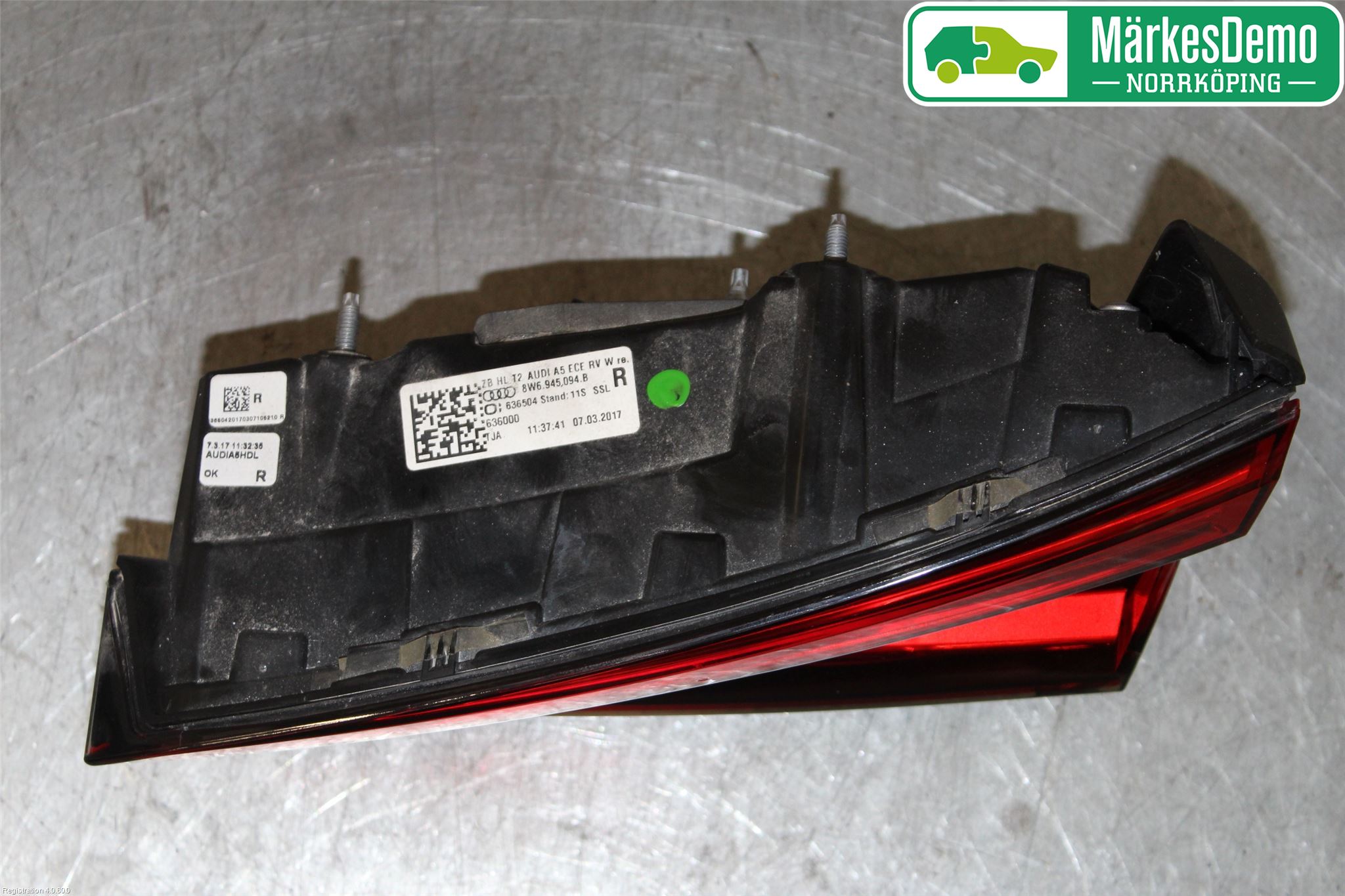 Audi A5 17- Bakljus Lucka Hö