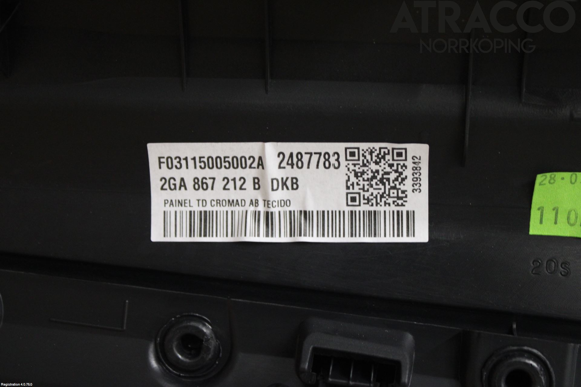 Volkswagen VW T-ROC 18- Dörrklädsel Hö