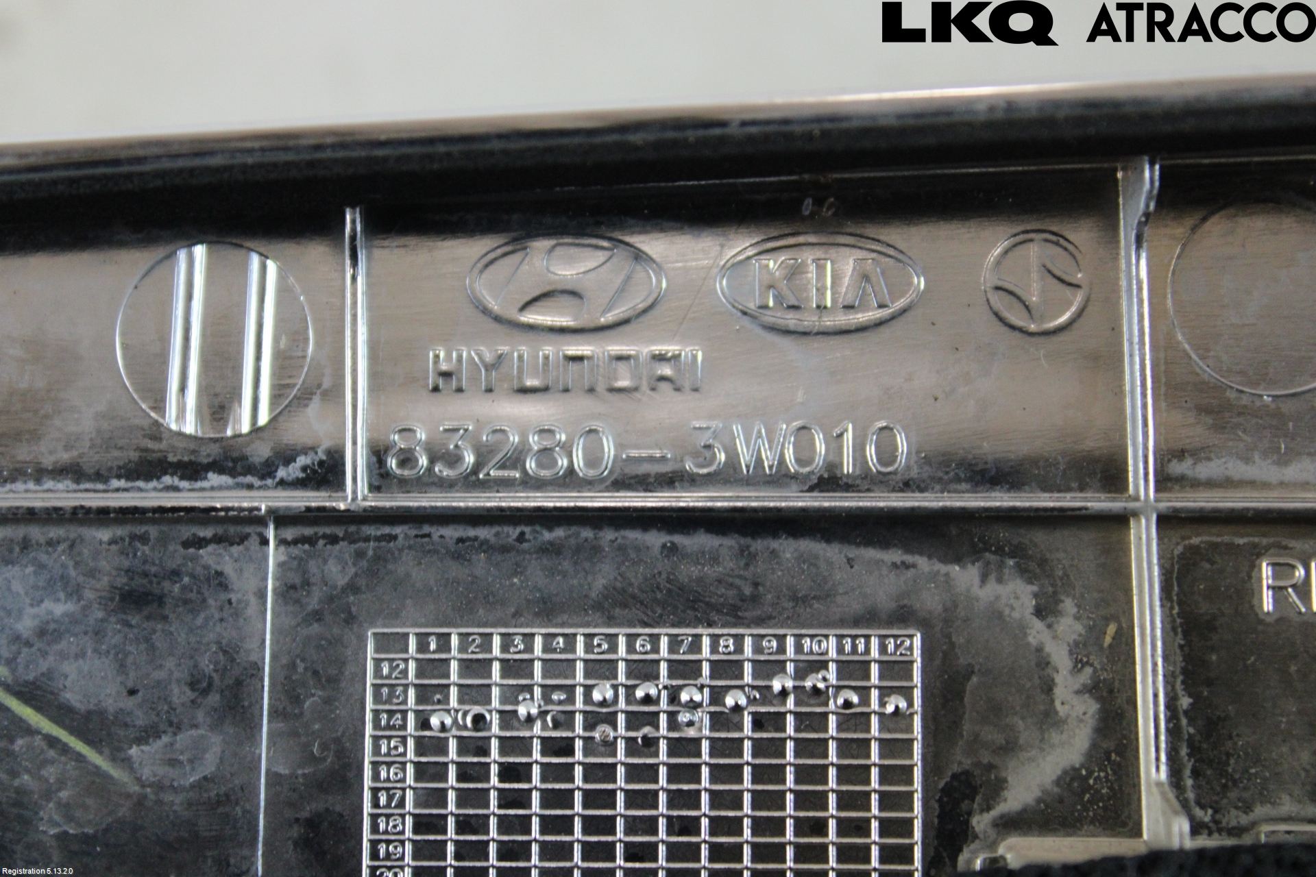 Kia SPORTAGE (SL) 11-15 Dörr Dekorlist Bak Hö
