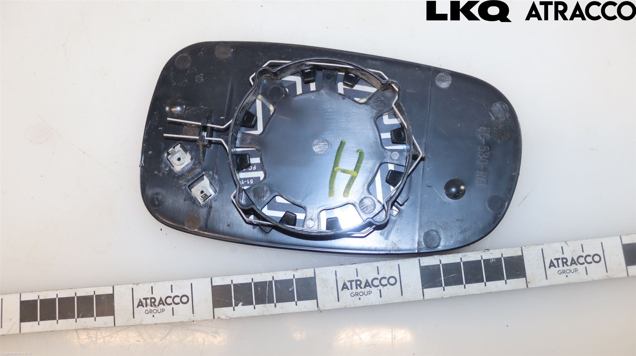 Saab 9-3 VER 2 Spegelglas Hö