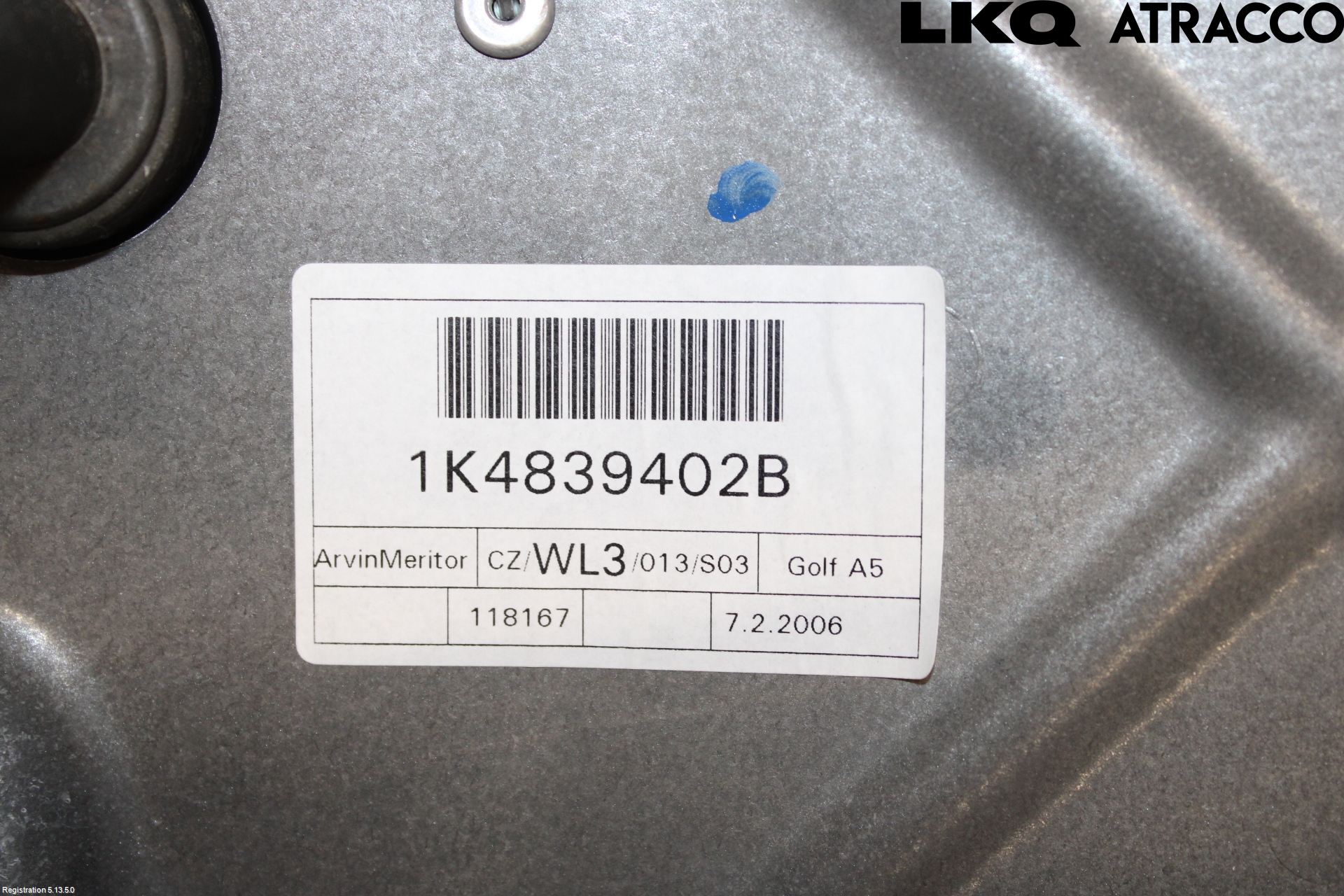 Volkswagen VW GOLF V 04-09 Fönsterhissmekanism