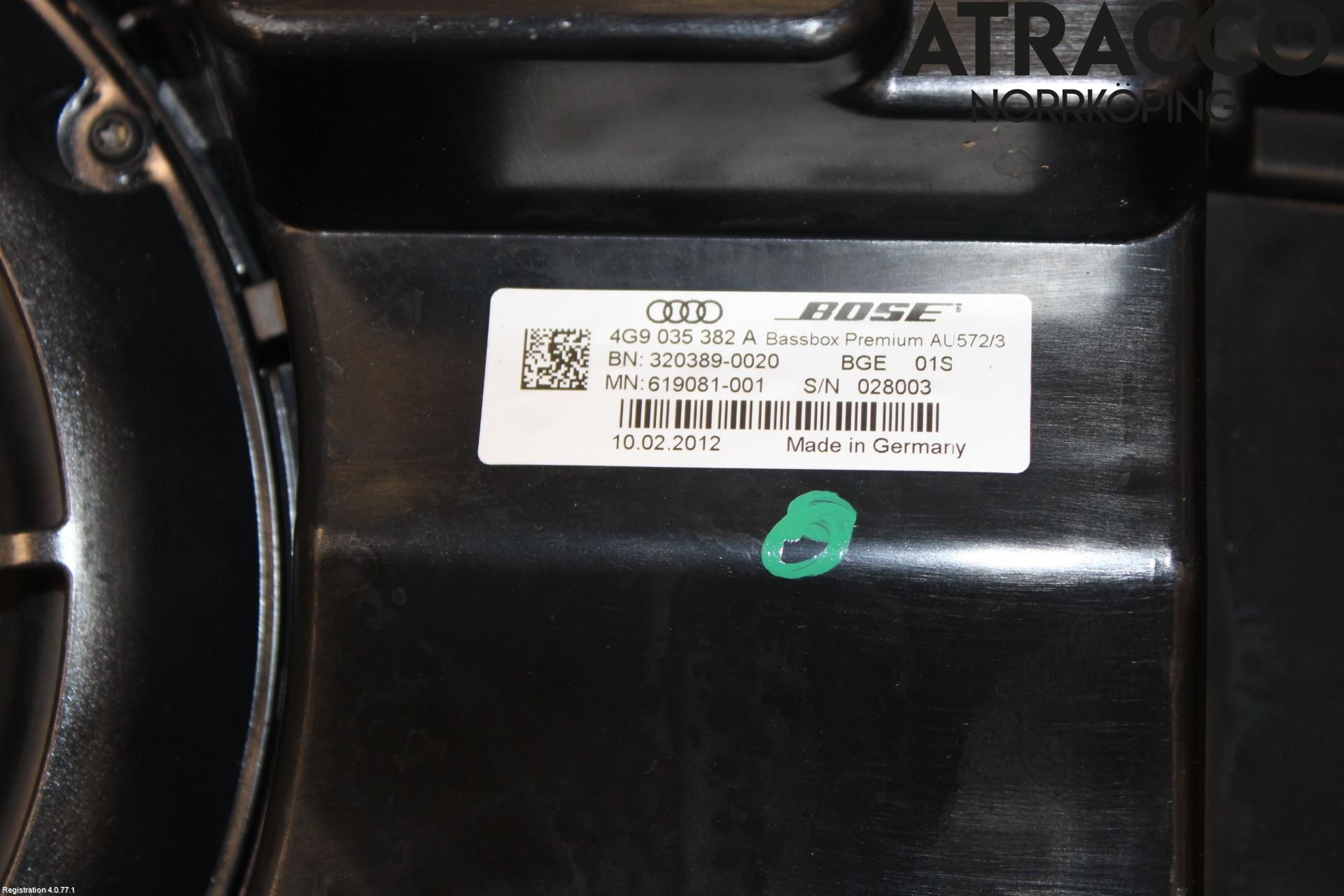 Audi A7/S7 4G 11-17 Högtalare