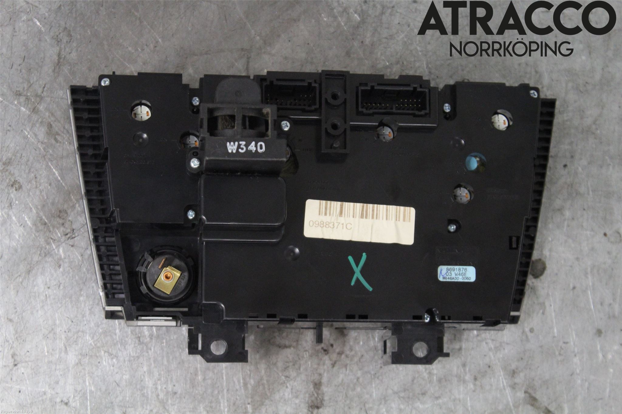 Volvo V70 00-04 Värmereglage