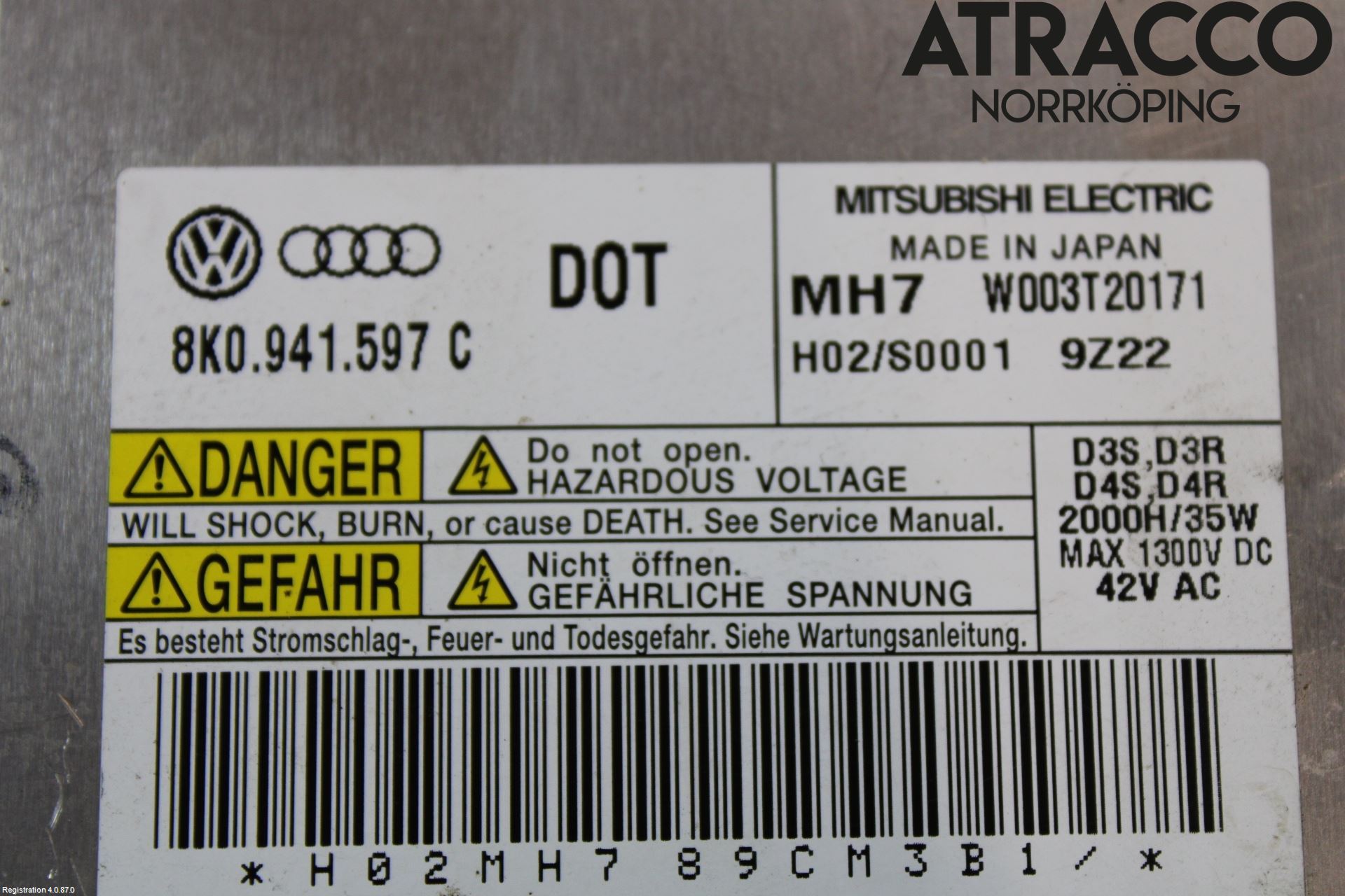 Audi A5 07-16 Styrenhet Strålkastare