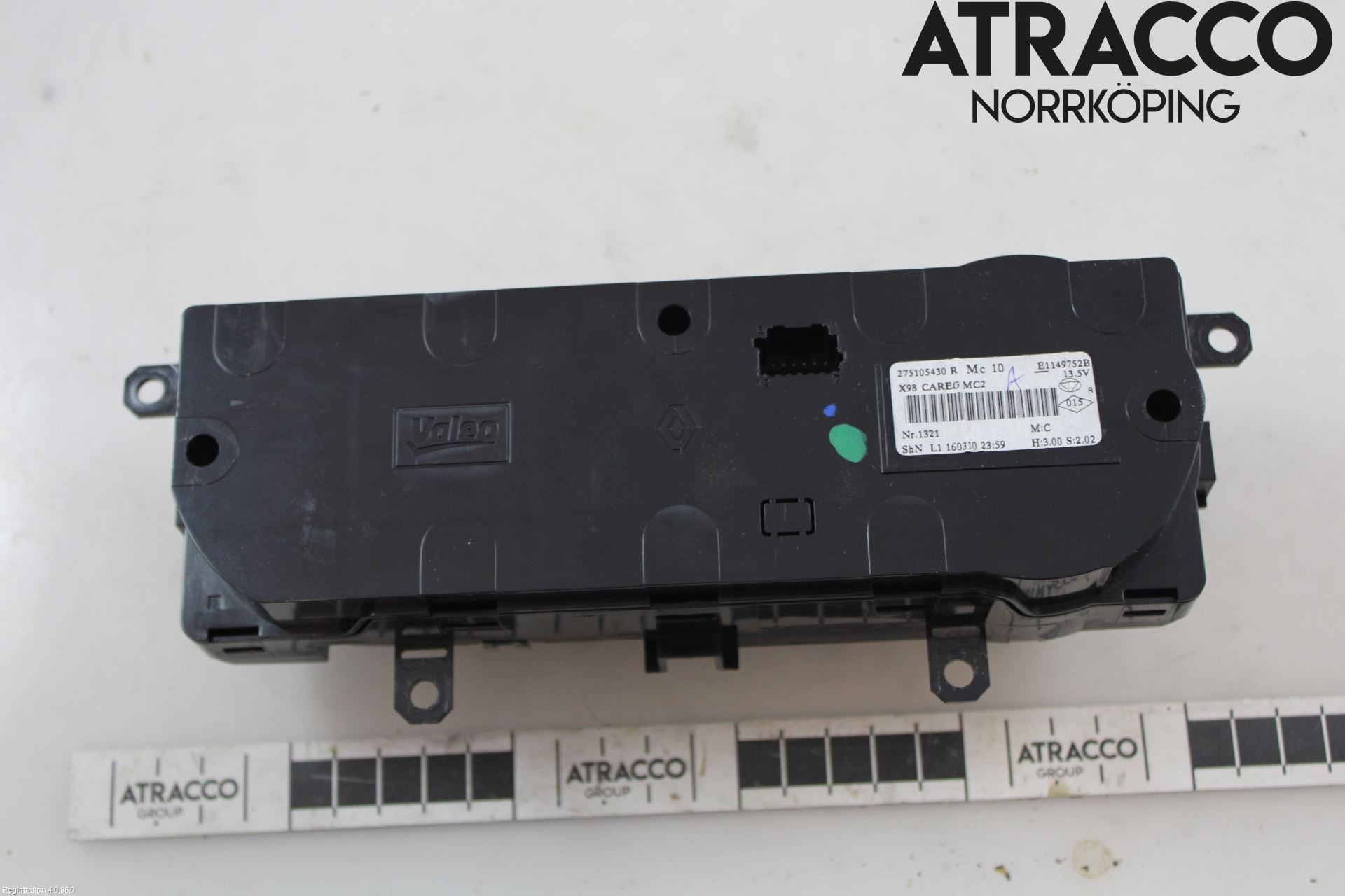 Renault CLIO IV 12-16 Värmereglage