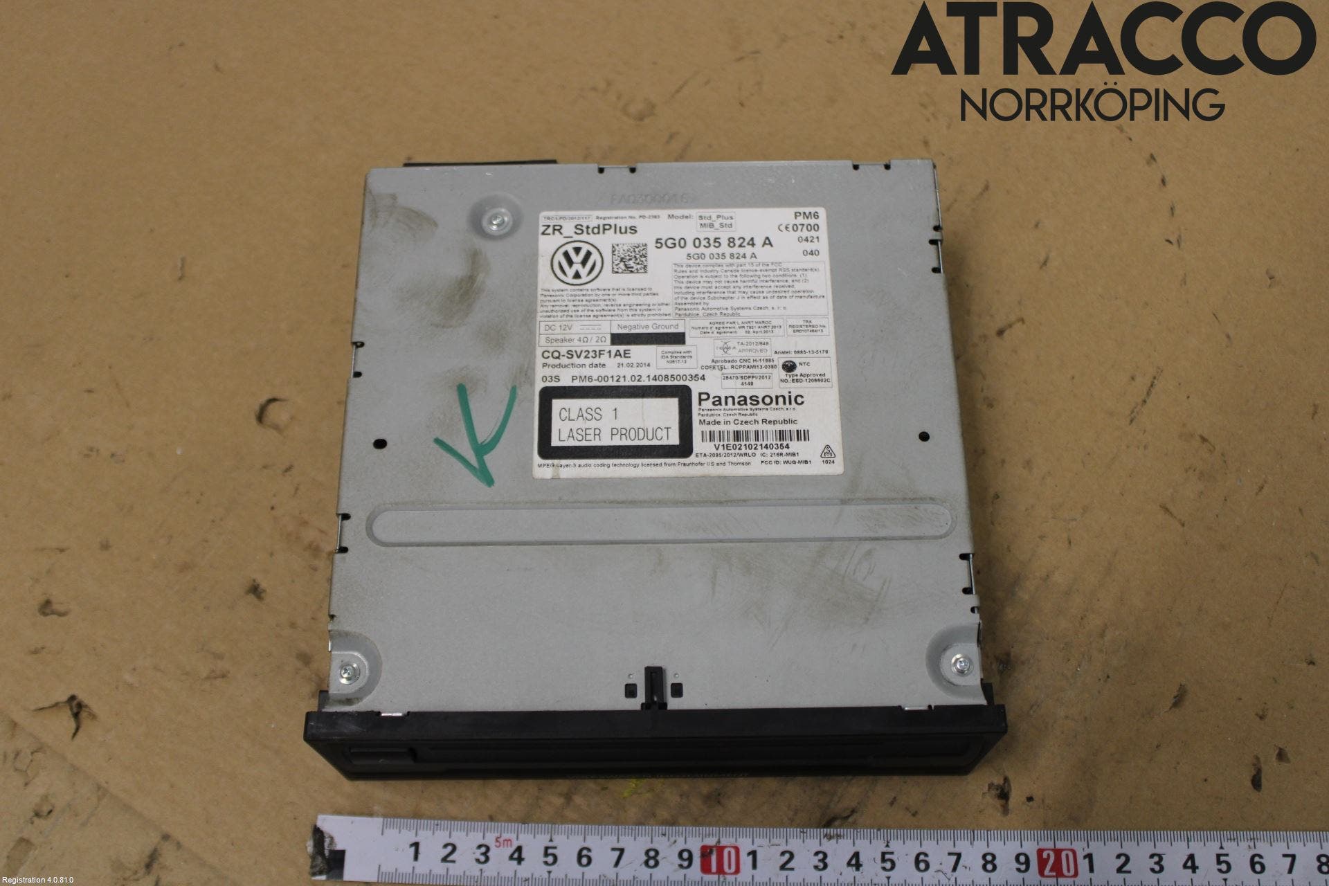 Volkswagen VW GOLF / E-GOLF VII 13-20 Cd Radio - Multimediapanel