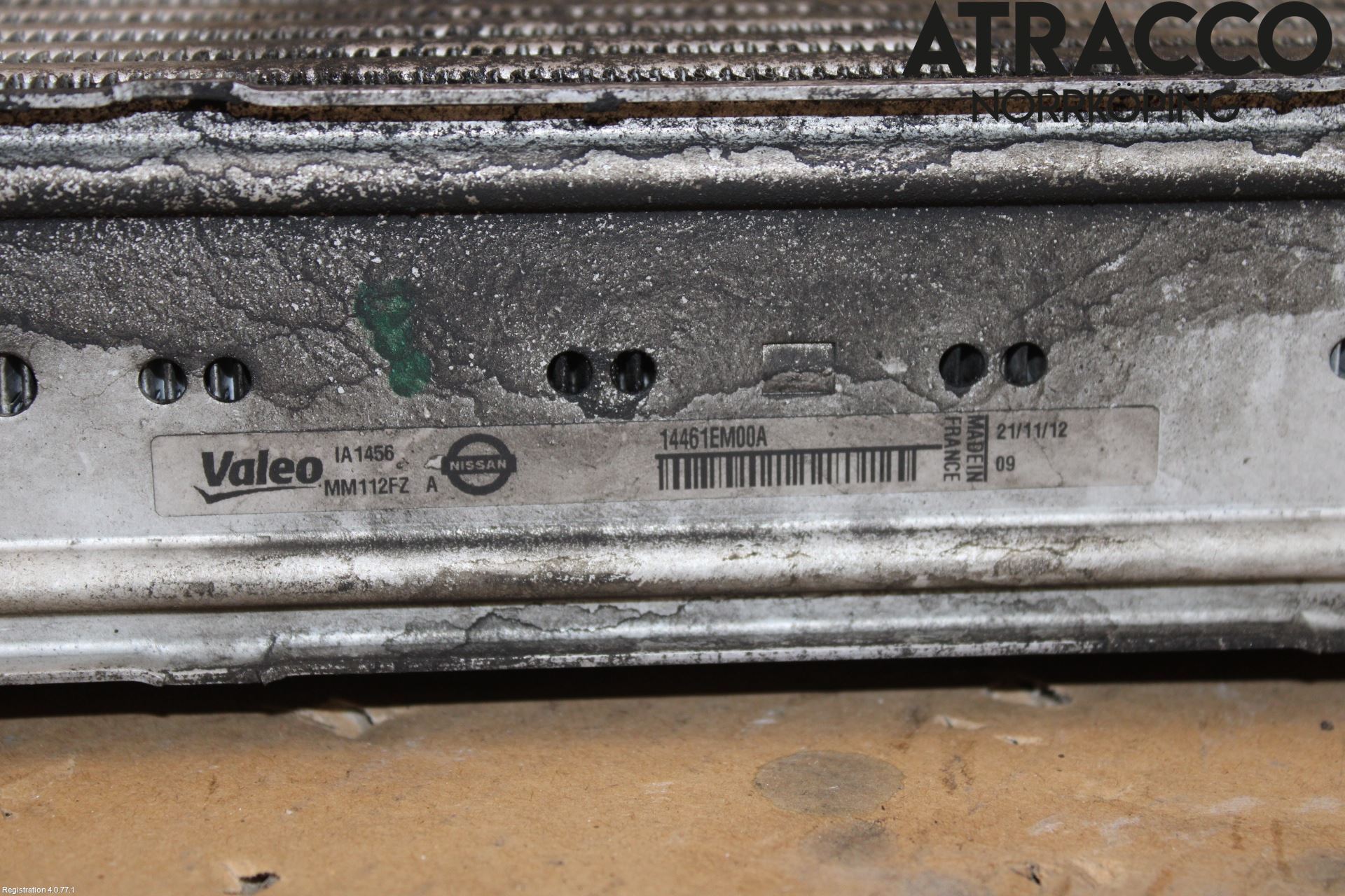 Nissan NV200/NV200 COMBI Laddluft-Intercooler Kyl