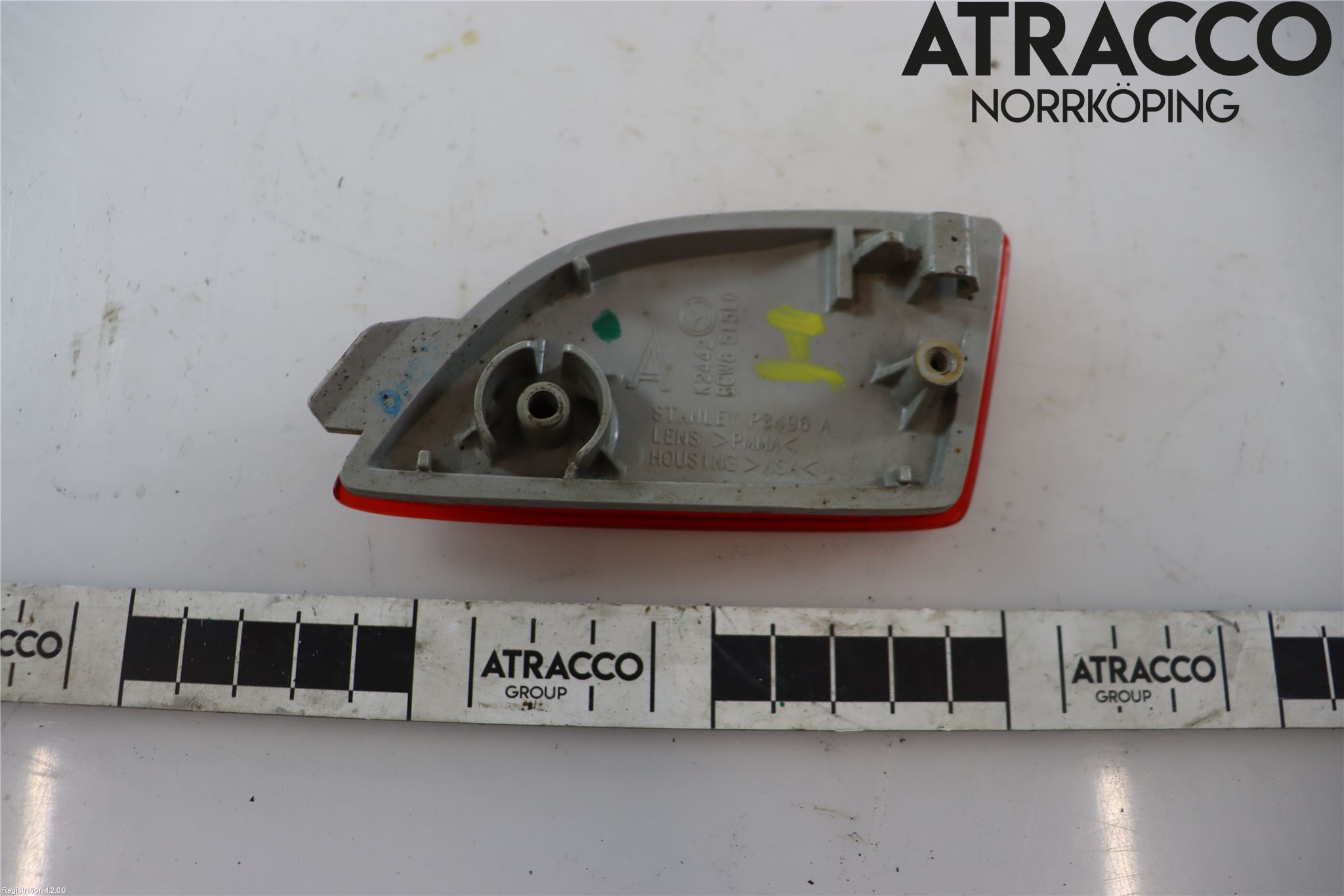 Mazda 3 III 14-19 Dimljus/Reflex Bak