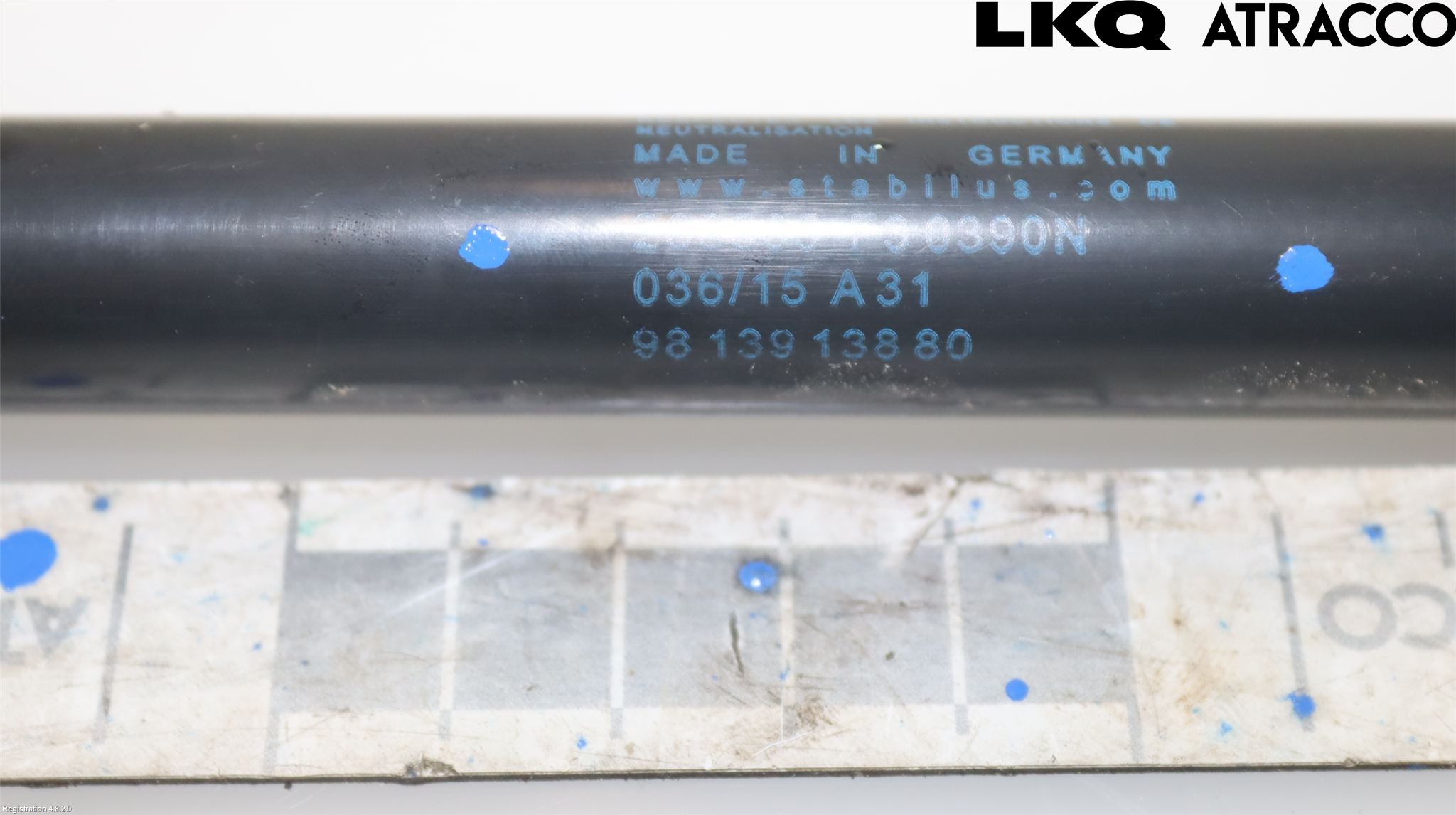 Citroen C4 CACTUS 14-20 Gasfjäder Baklucka