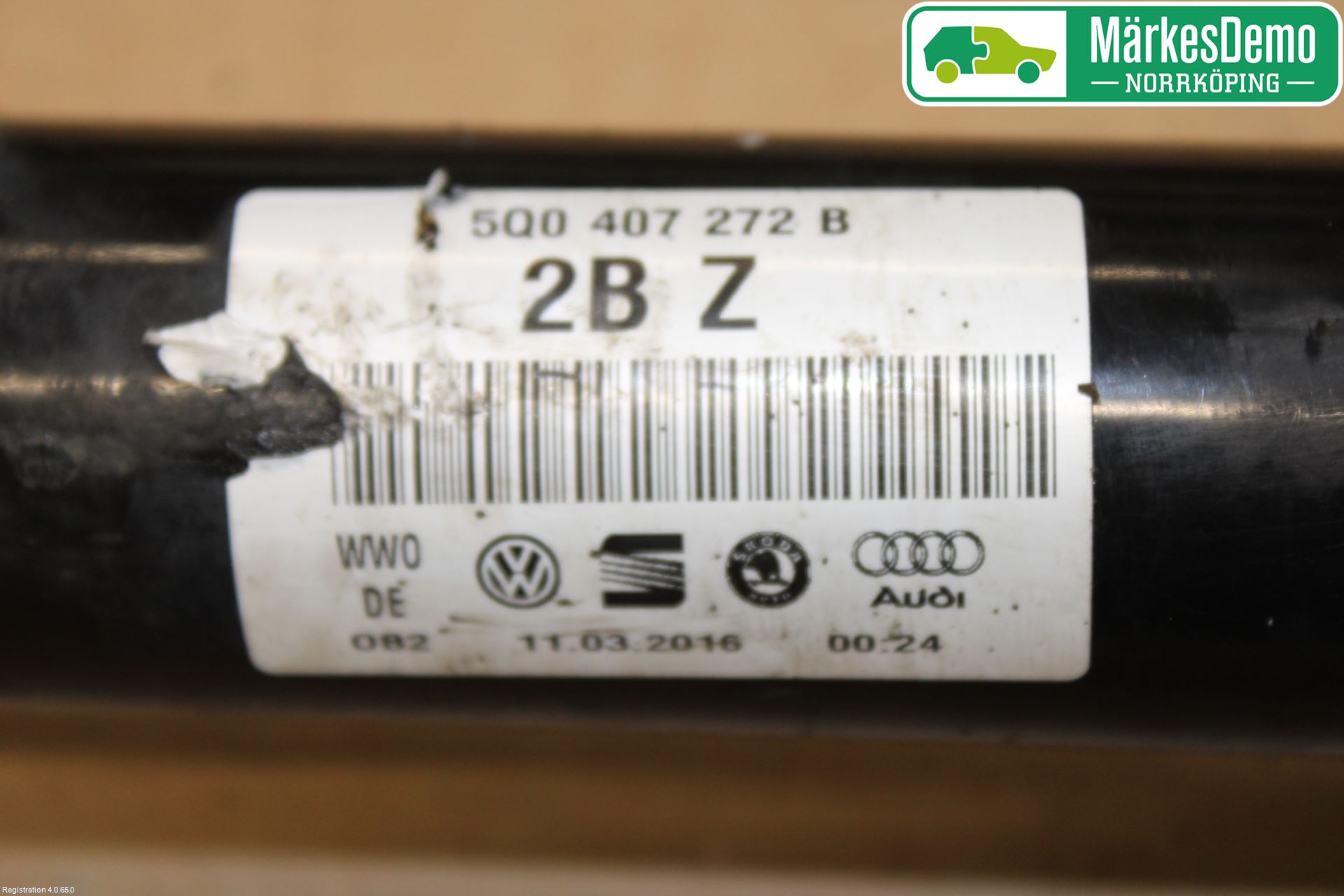 Skoda OCTAVIA (5E) 13-20 Drivaxel Fram Höger