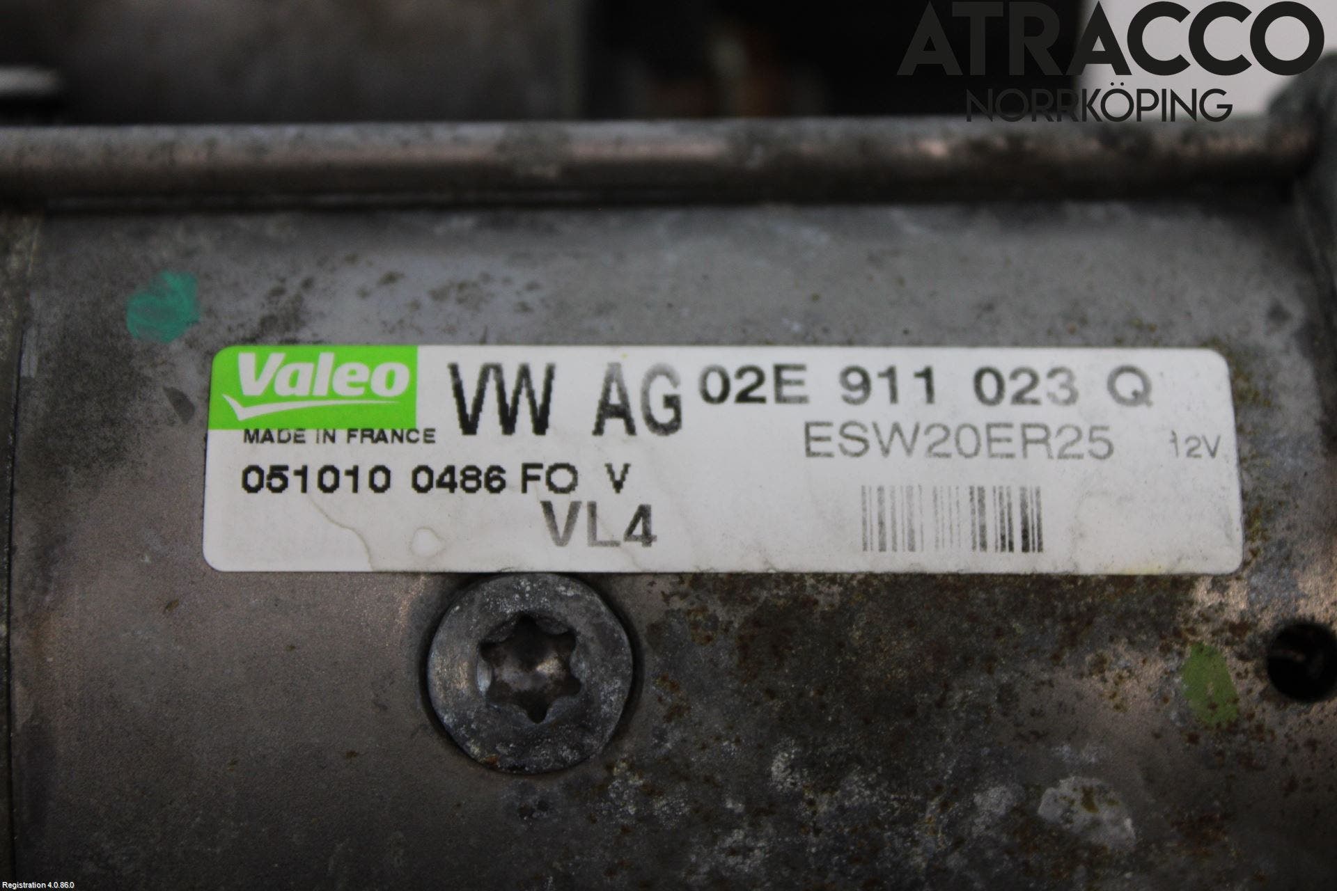 Audi A3/S3 05-13 Startmotor Diesel