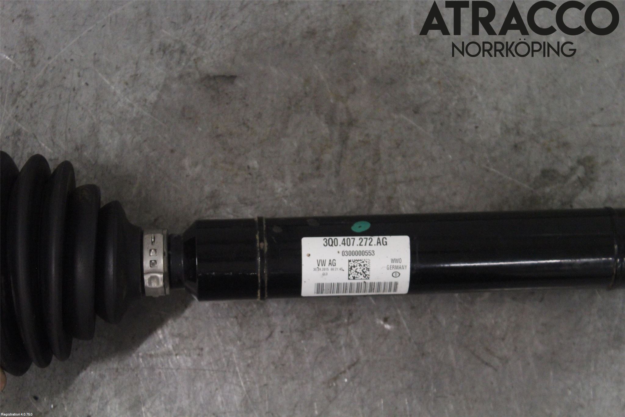 Skoda SUPERB 09-15 Drivaxel Fram Höger