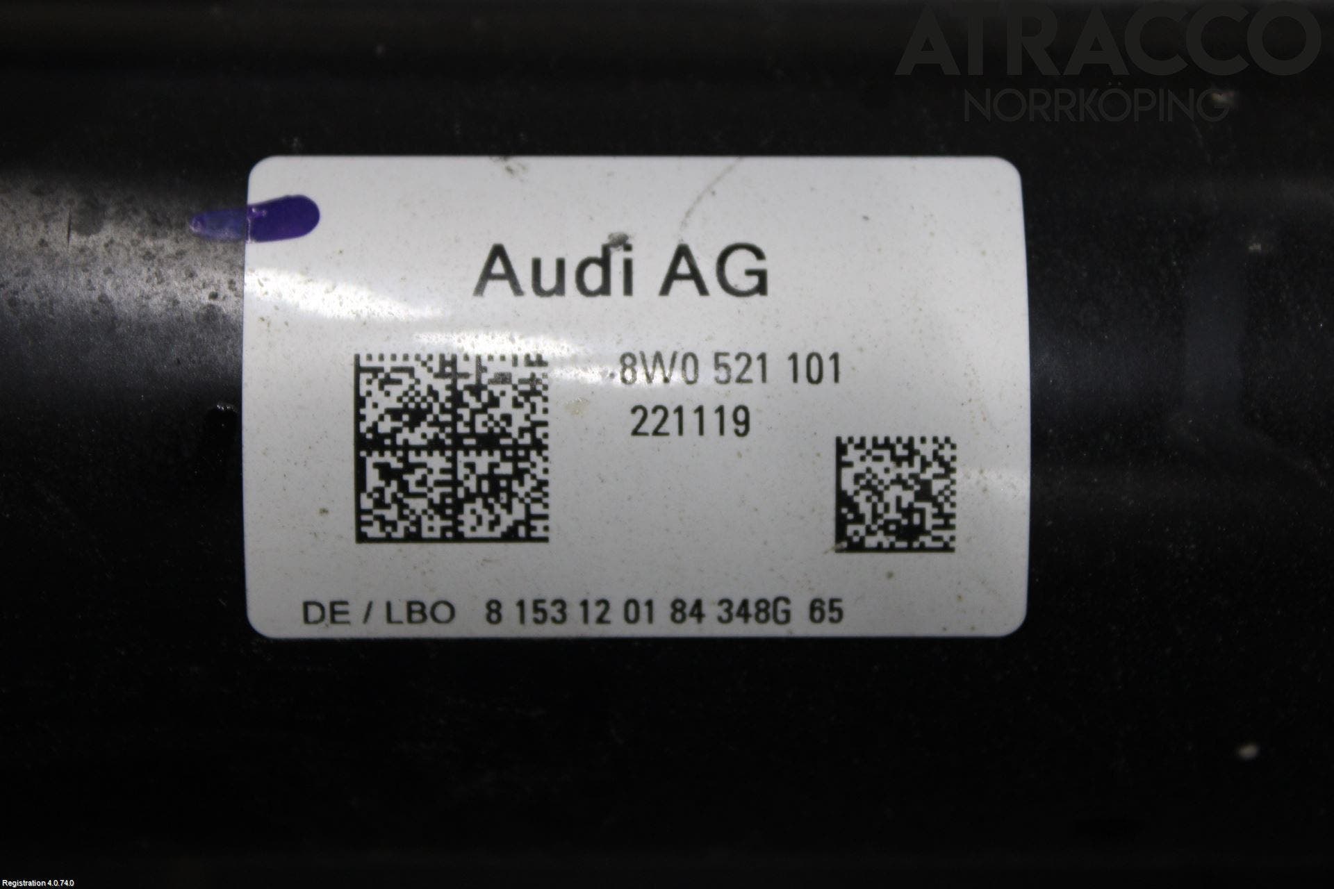 Audi A4/S4 B9 20- Mellanaxel Komp