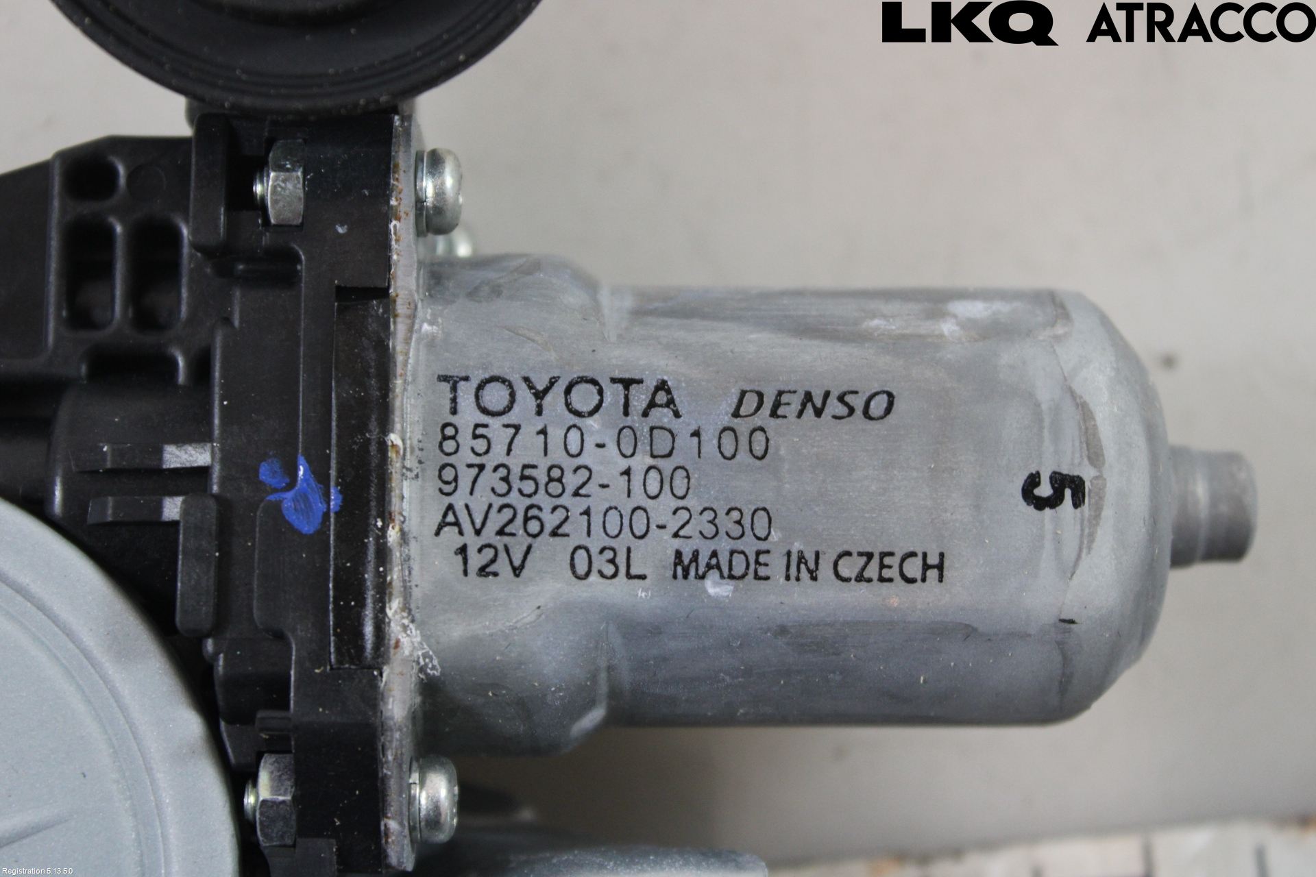 Toyota AURIS 10-12 Fönsterhiss El Kompl