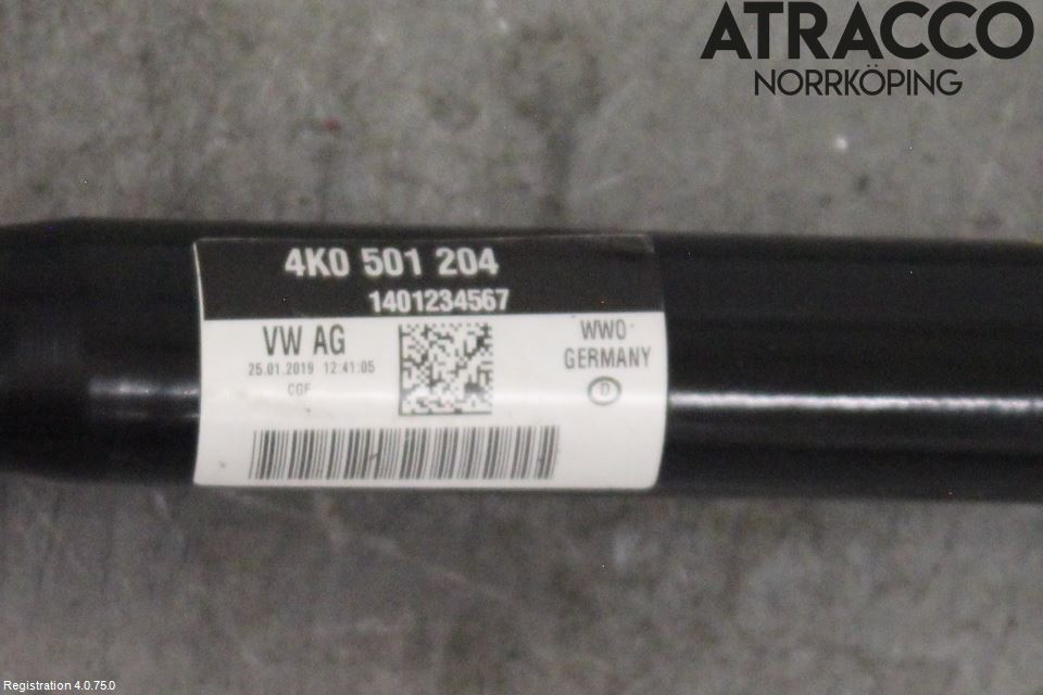 Audi A6 F2/C8 19- Drivaxel Bak Höger
