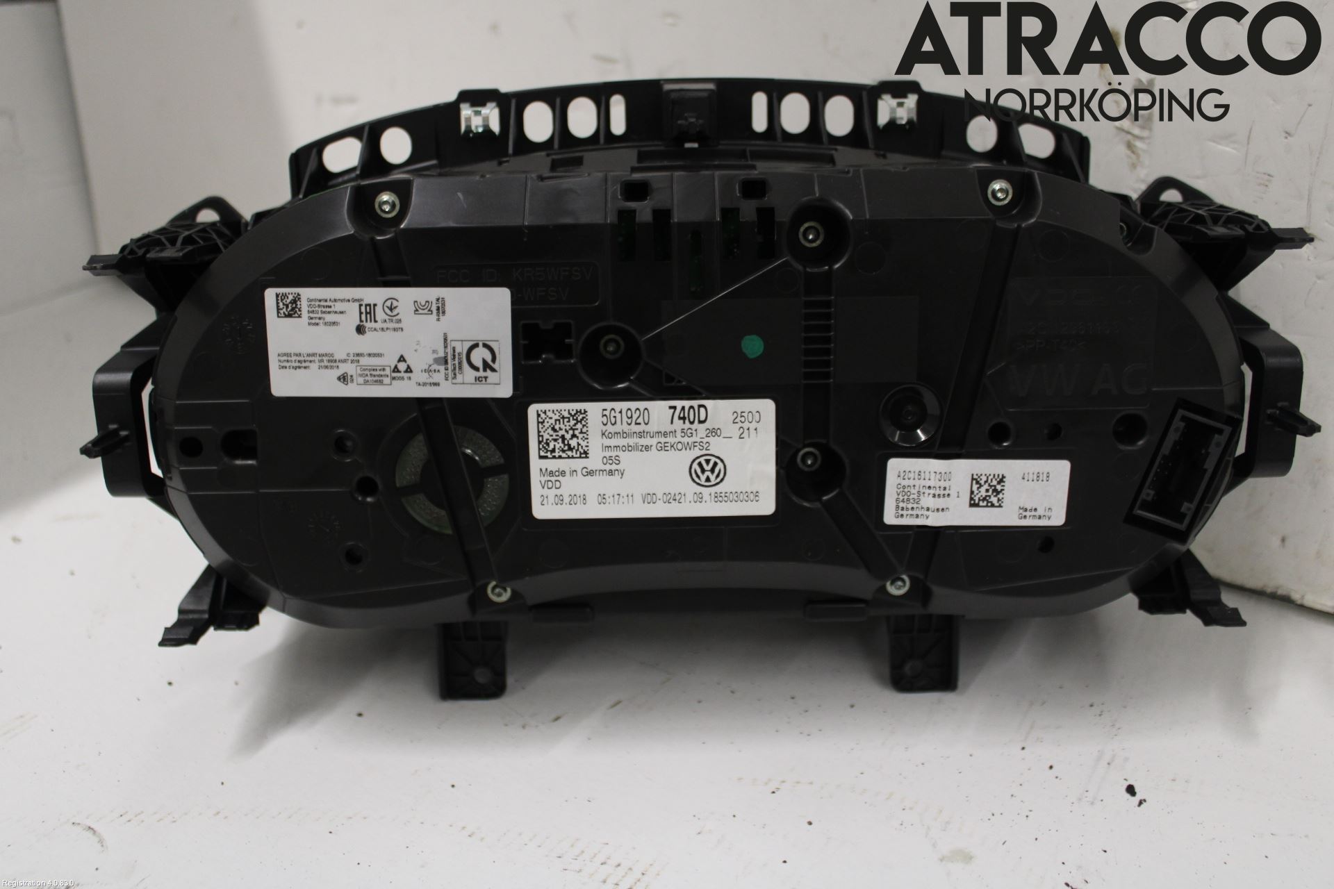 Volkswagen VW GOLF / E-GOLF VII 13-20 Instrument Komb