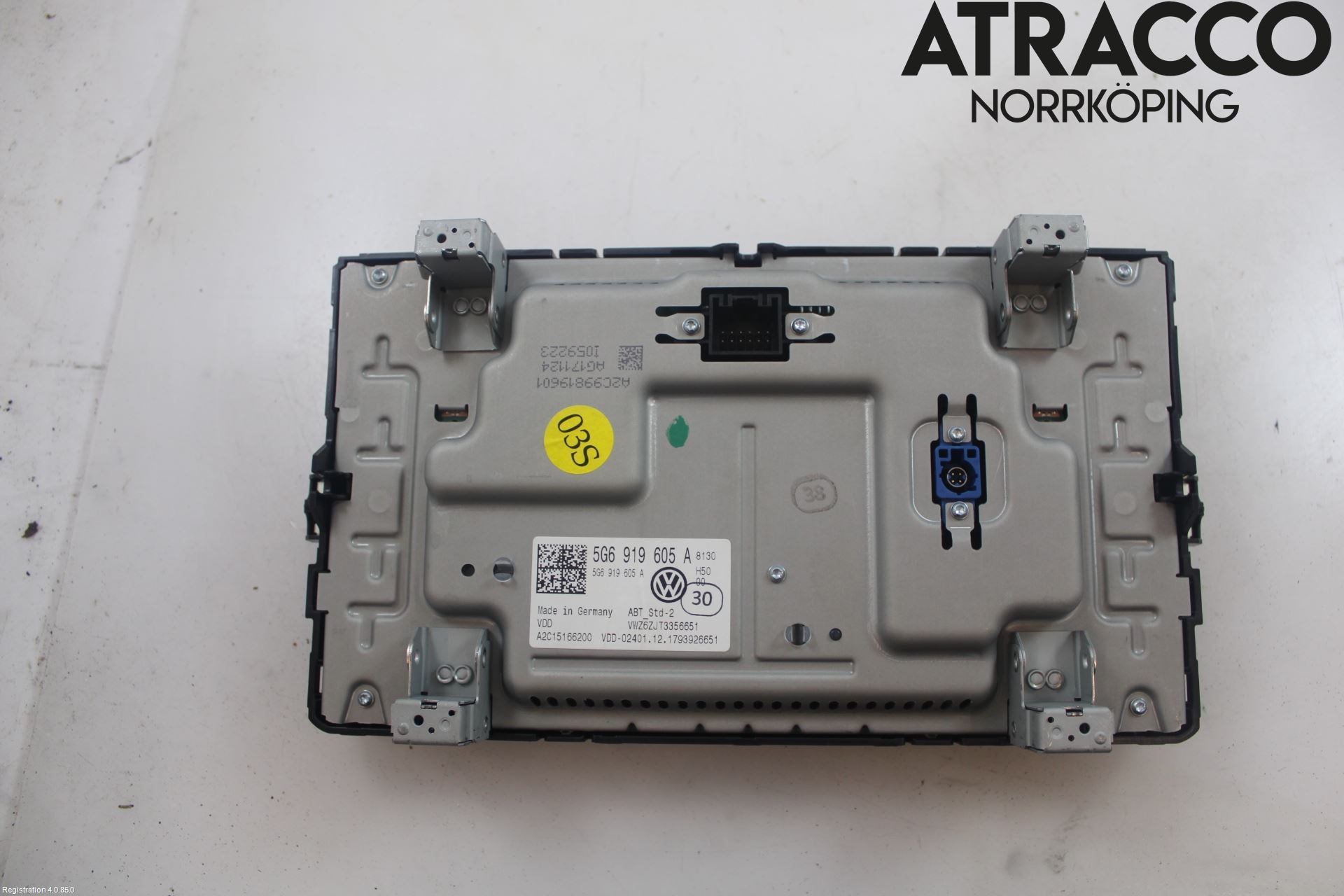 Volkswagen VW GOLF / E-GOLF VII 13-20 Multifunktionsdisplay