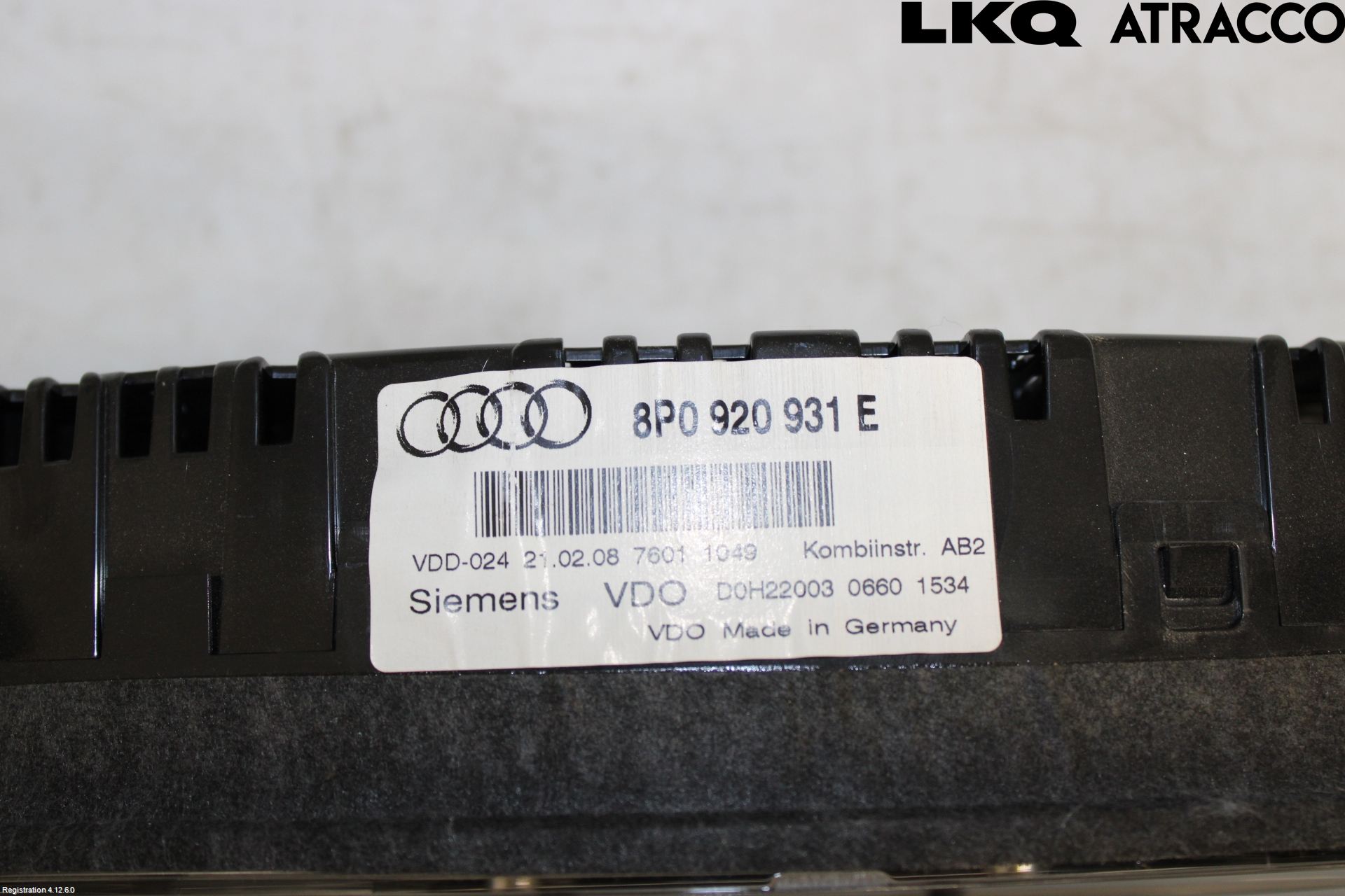 Audi A3/S3 05-13 Instrument Komb