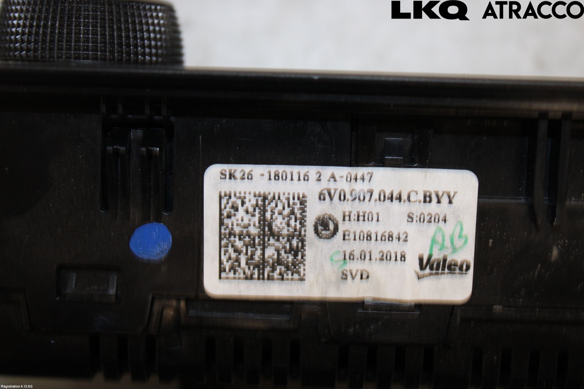 Skoda FABIA 15-21 Värmereglage