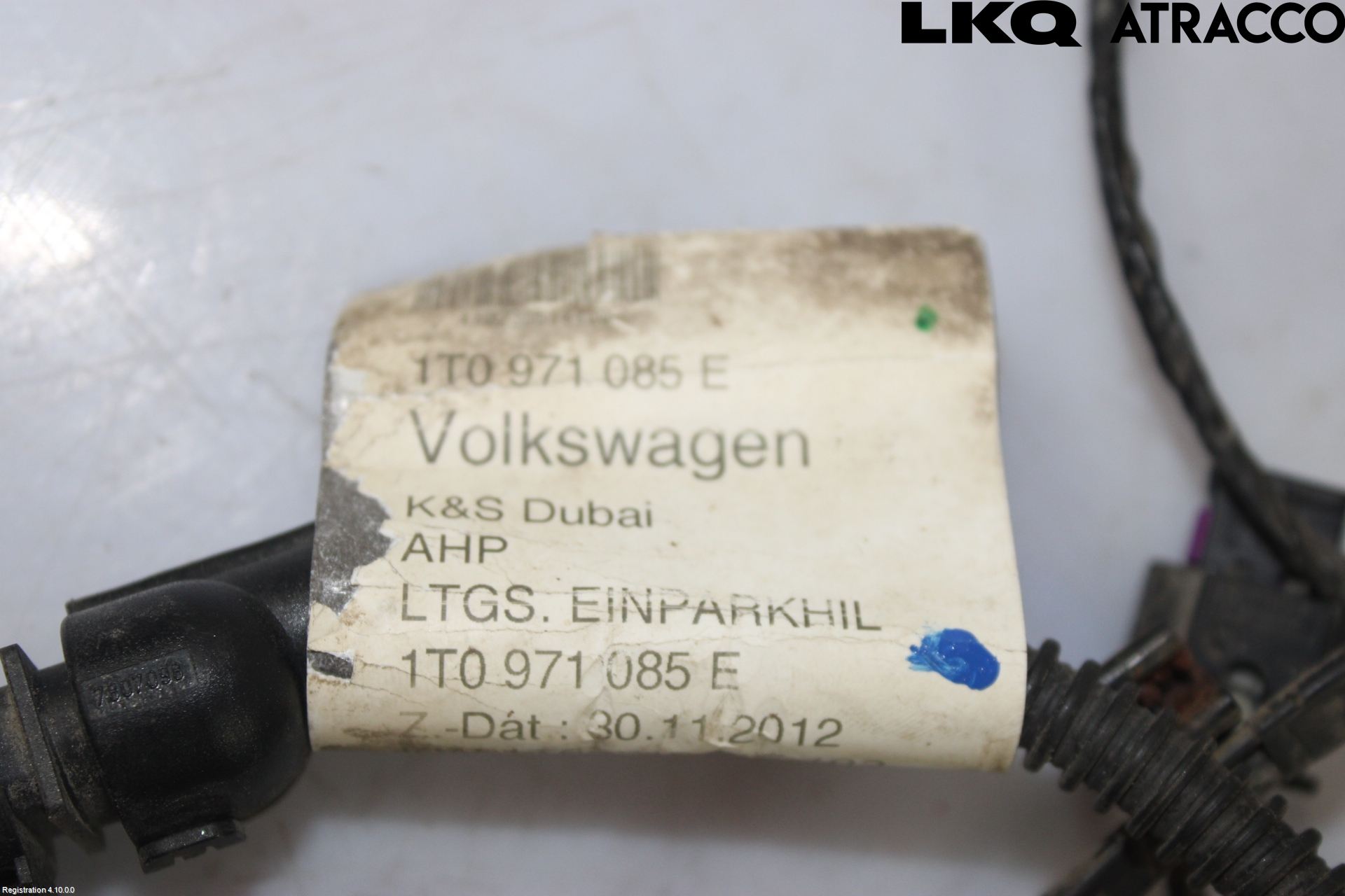 Volkswagen VW TOURAN 10-15 Parkeringshjälp Backsensor