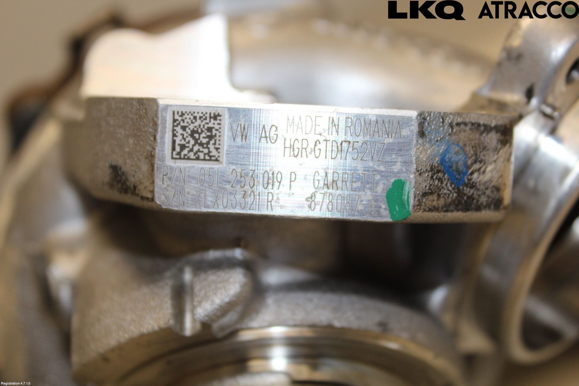 Skoda SUPERB 16-24 Turboaggregat